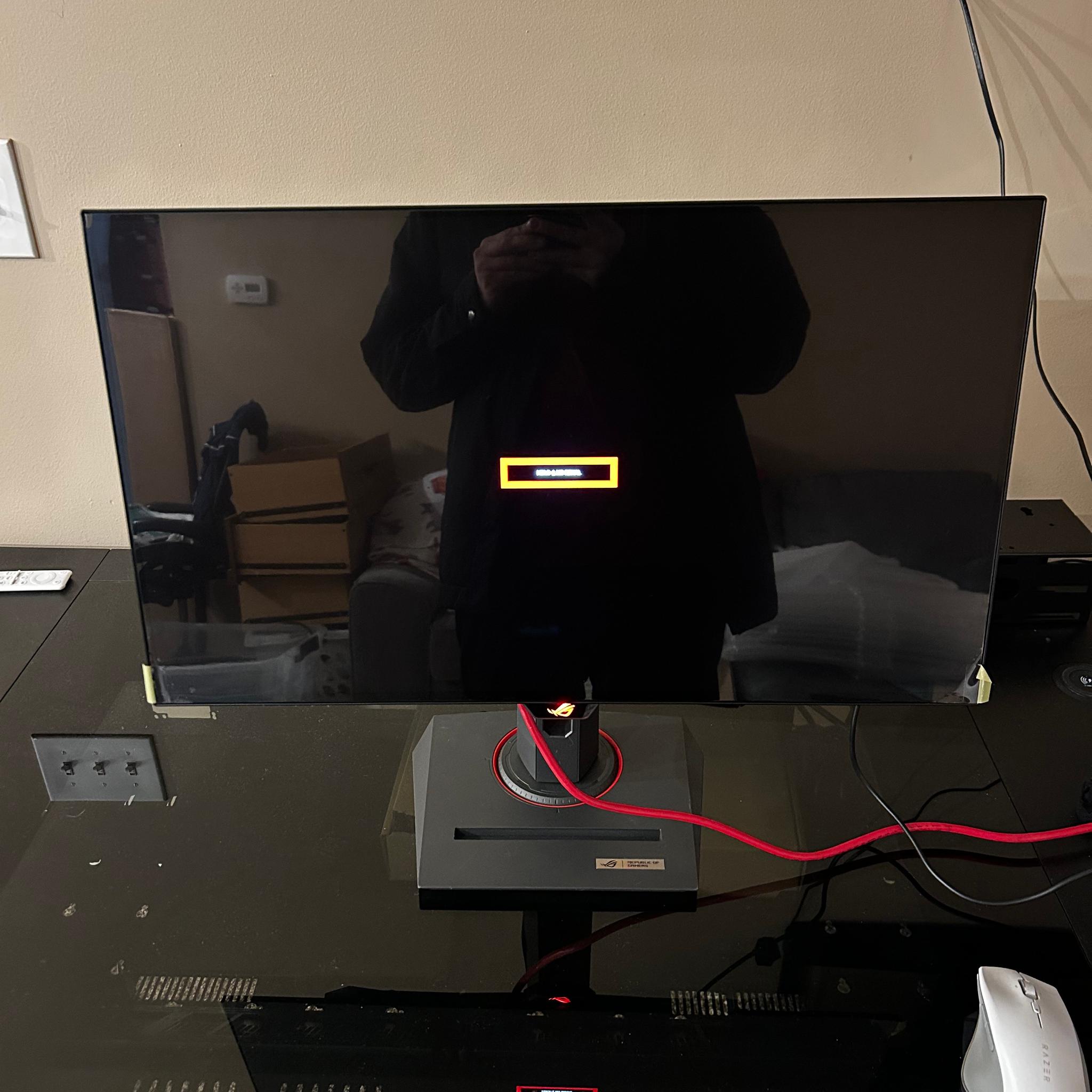 New ASUS ROG 27" 2K (2560 x 1440) 240Hz Gaming Monitor (PG27AQDM) (With Screeen Protector!)