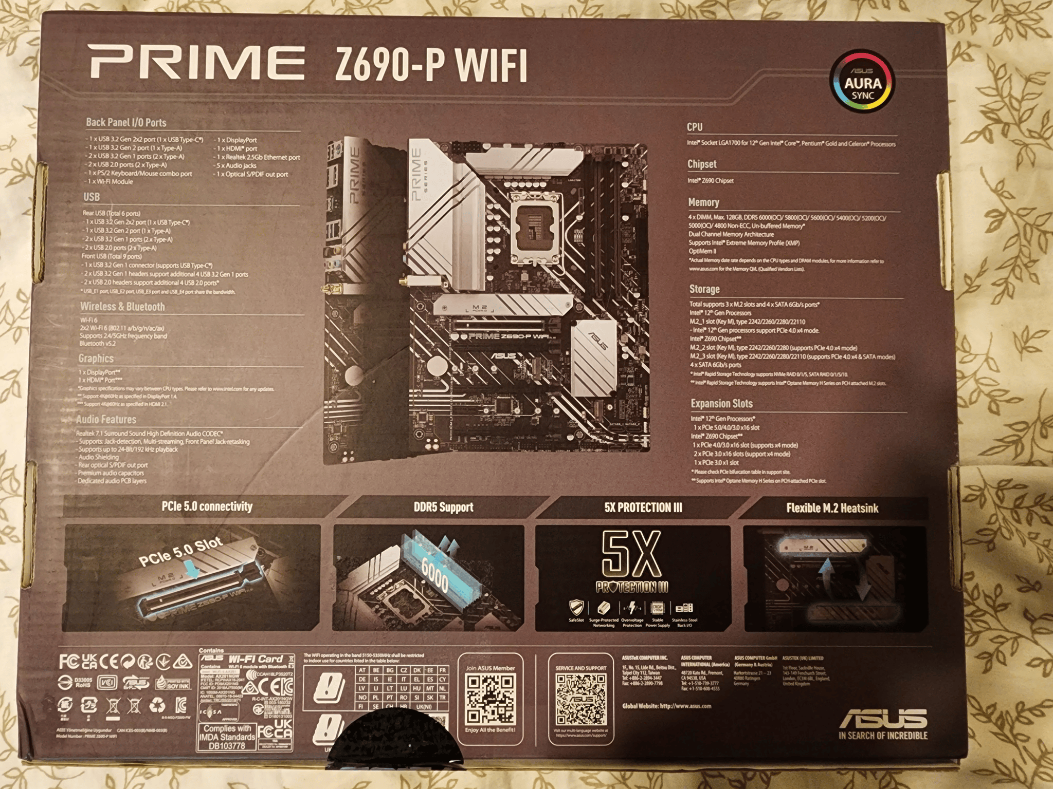 Open 📦! Asus PRIME Z690-P WIFI | DDR5