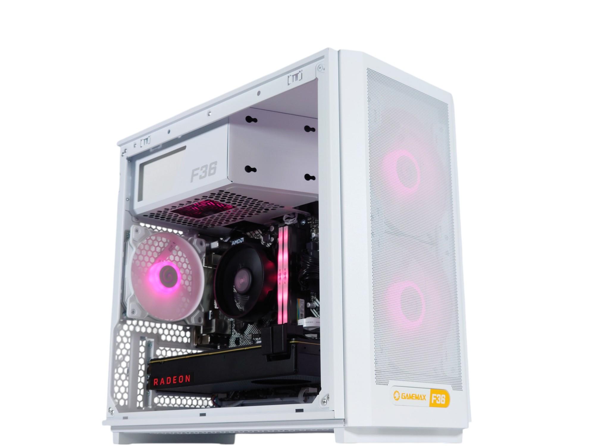 ❄️🐻‍❄️Gaming PC|| AMD RX Vega  64 8GB🌨️ AMD Ryzen 5 2600🌨️ 16GB DDR4🌨️ 500GB SSD