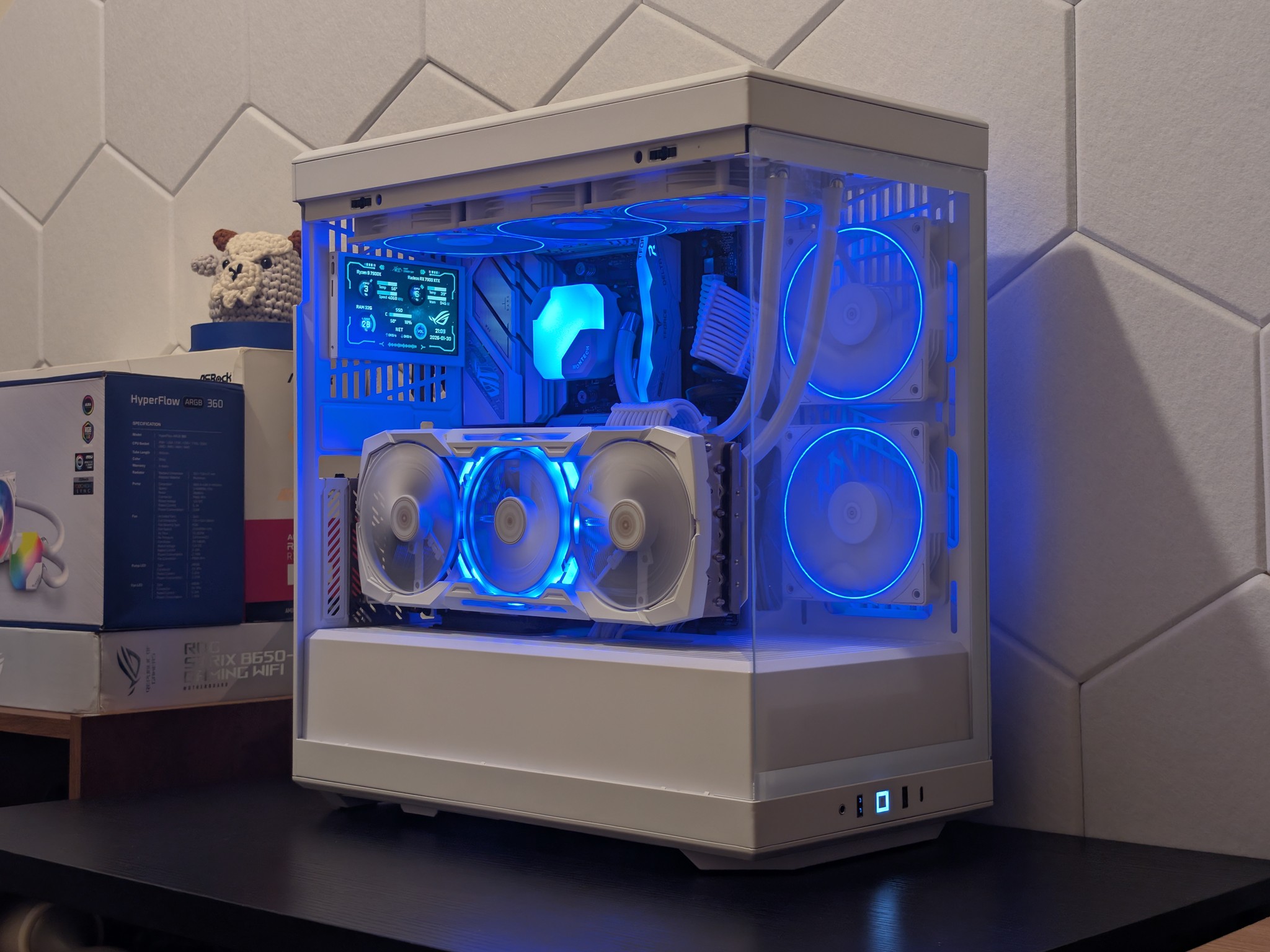🦢🤍4K Gaming Beast | RX 7900XTX | Ryzen 9 7900X | 2TB SSD | 32GB RAM | WiFi 6 & Bluetooth🤍🦢