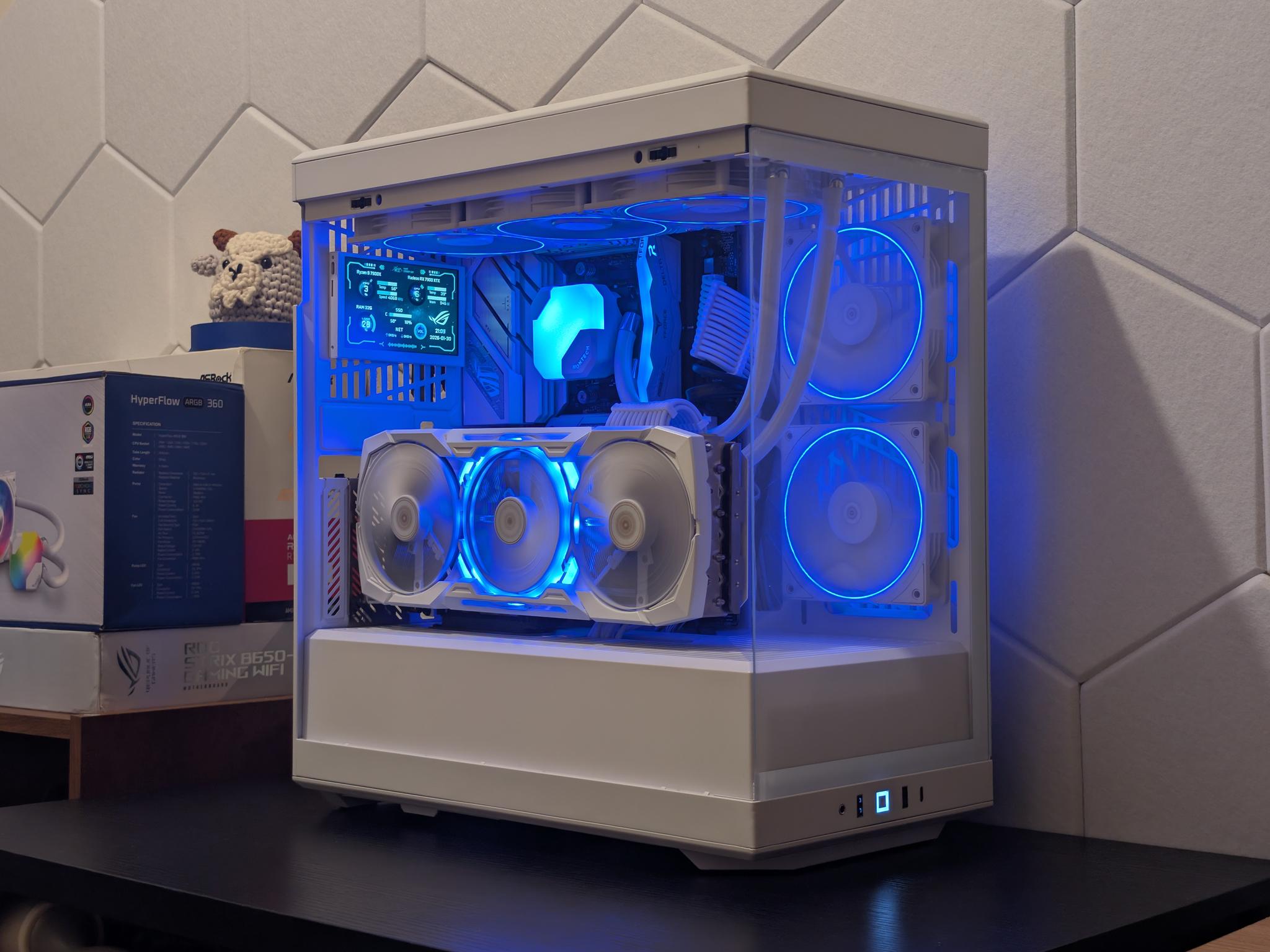 🦢🤍4K Gaming Beast | RX 7900XTX | Ryzen 9 7900X | 2TB SSD | 32GB RAM | WiFi 6 & Bluetooth🤍🦢