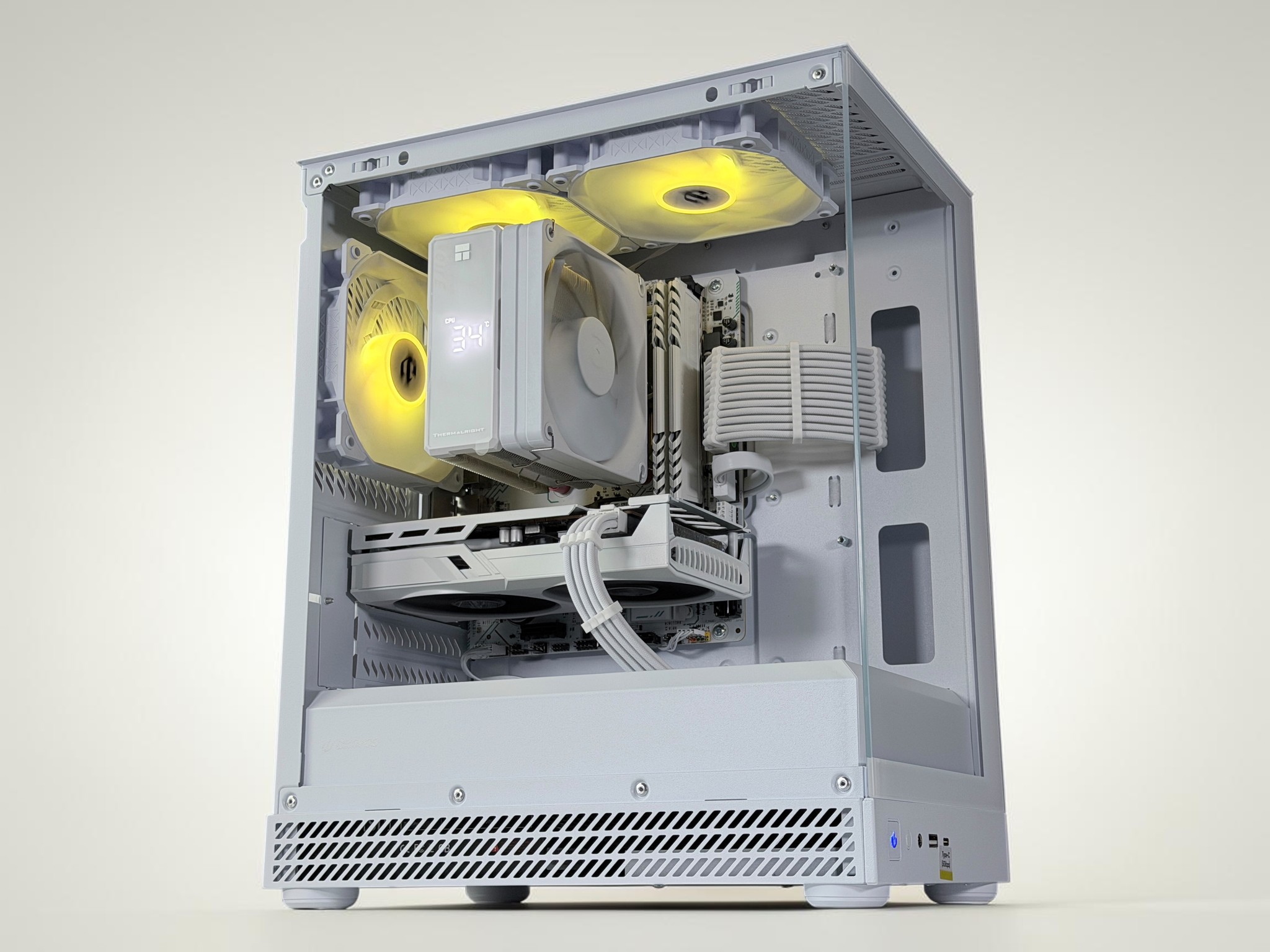 🌬️🌨️Gaming PC❄️AMD RX 6600 8GB❄️AMD Ryzen 5 3500X 6 core❄️16GB DDR4❄️ 1.25TB  SSD