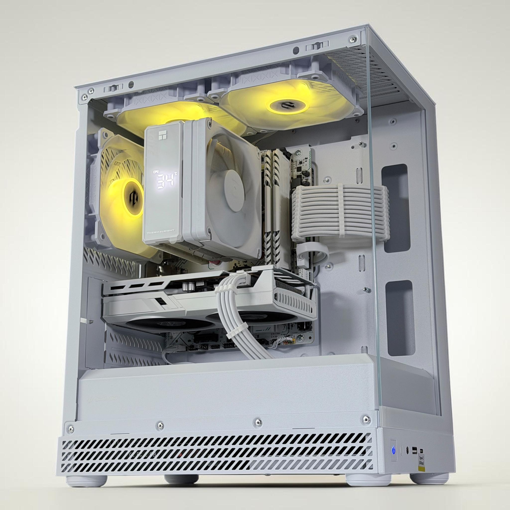 🌬️🌨️Gaming PC❄️AMD RX 6600 8GB❄️AMD Ryzen 5 3500X 6 core❄️16GB DDR4❄️ 1.25TB  SSD