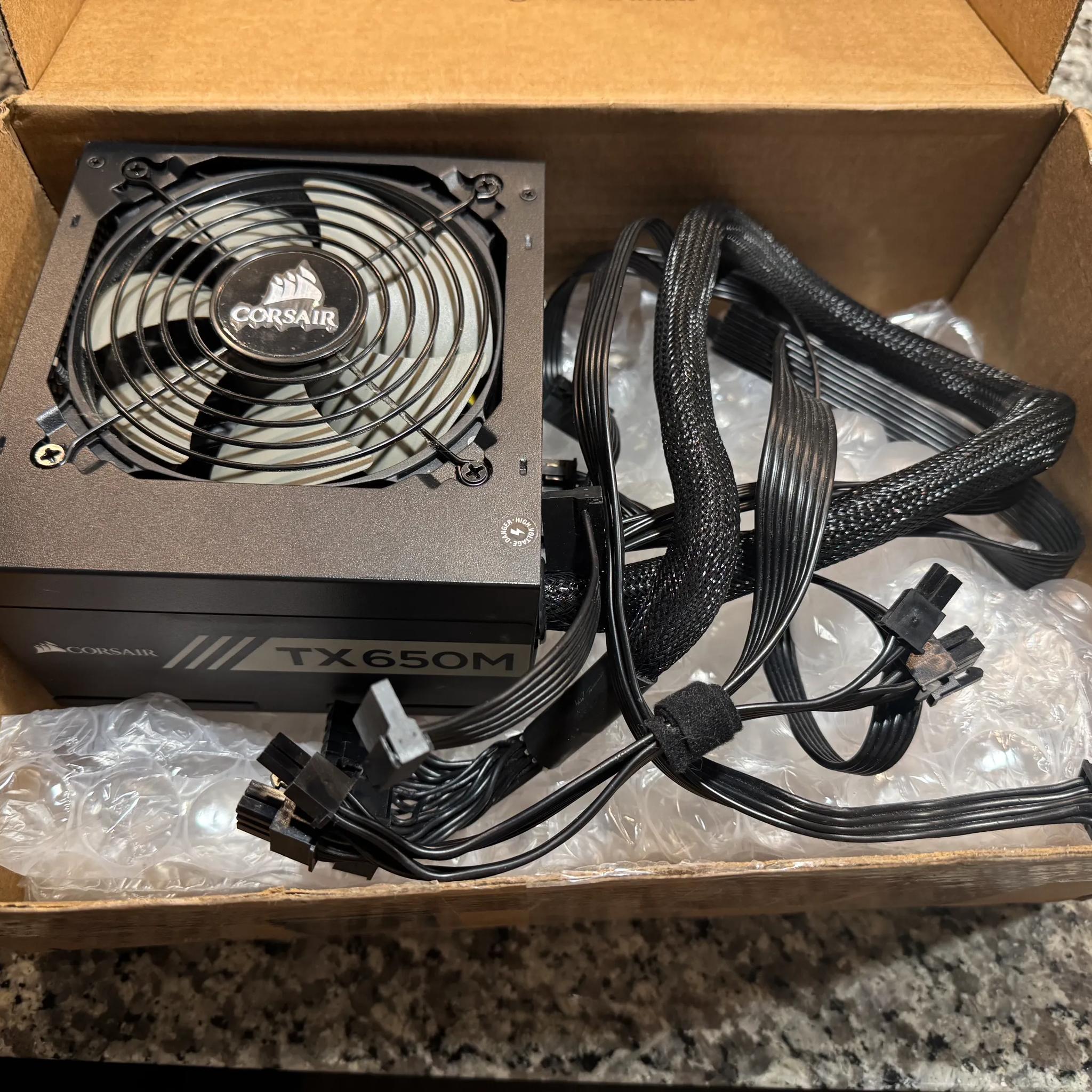 CORSAIR TX650M 650W 80+ Gold Semi-Modular Power Supply