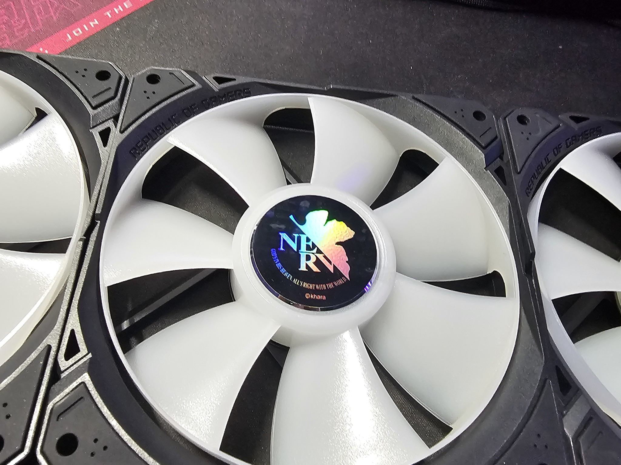EVA01 Case Fans //  ASUS ROG AF 12S ARGB BLACK, Set of 3