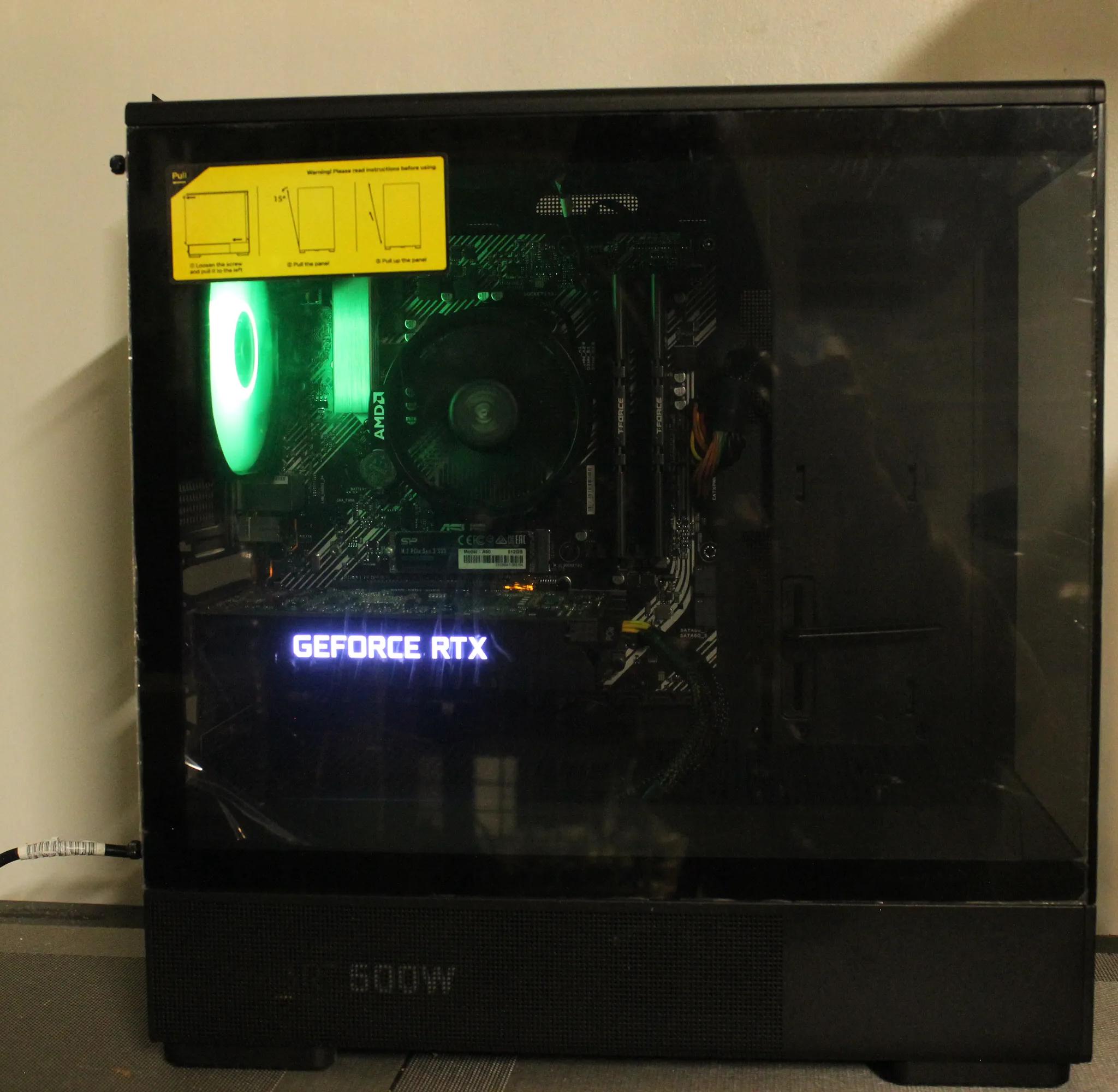 Gaming PC ( RTX 2060 6GB + Ryzen 5 4500)