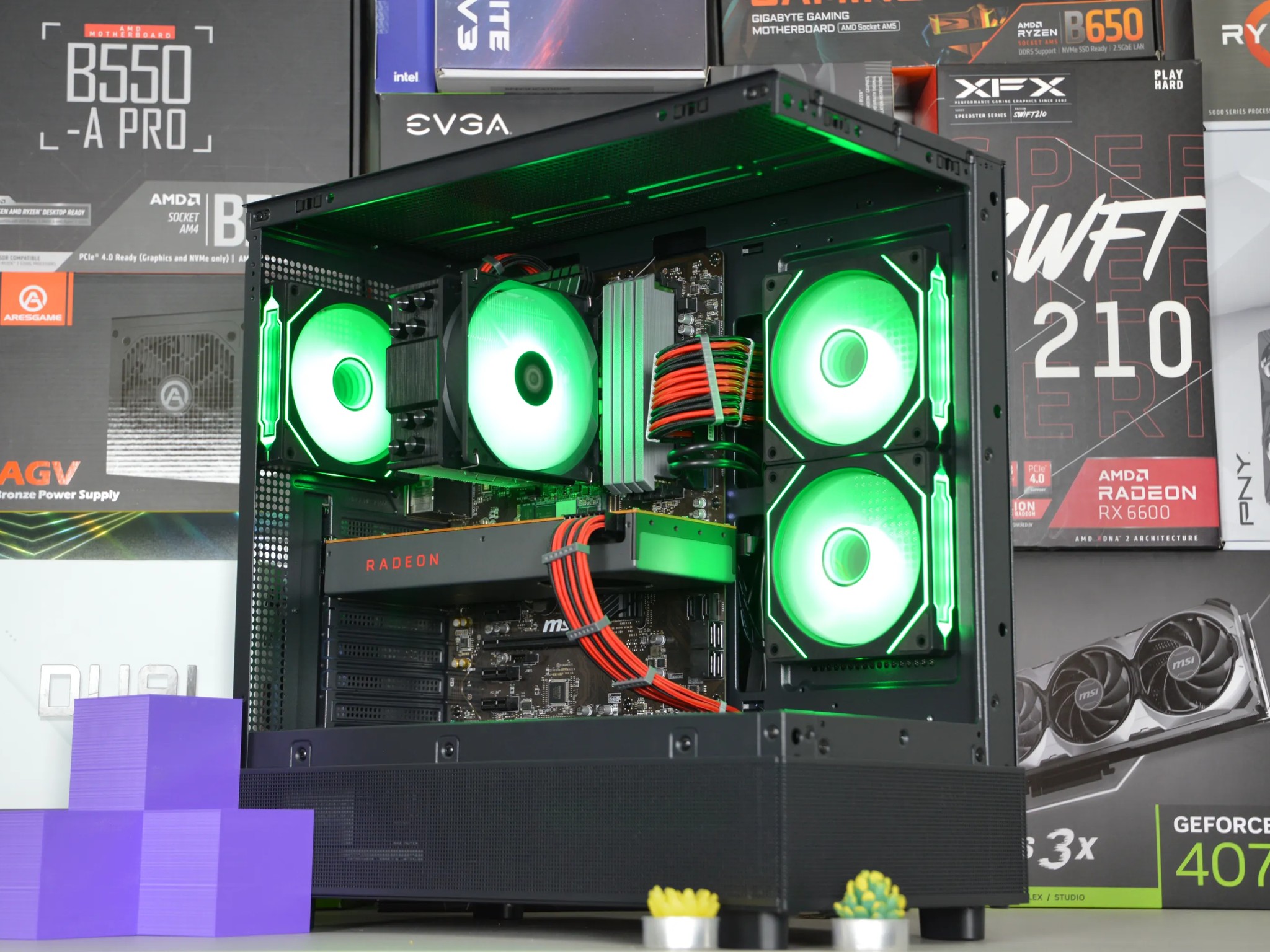 ❤️◻️| RX 5700 8GB | INTEL I7-8700K | 32GB DDR4 RAM | 1TB NVME SSD | Crimson Metal |