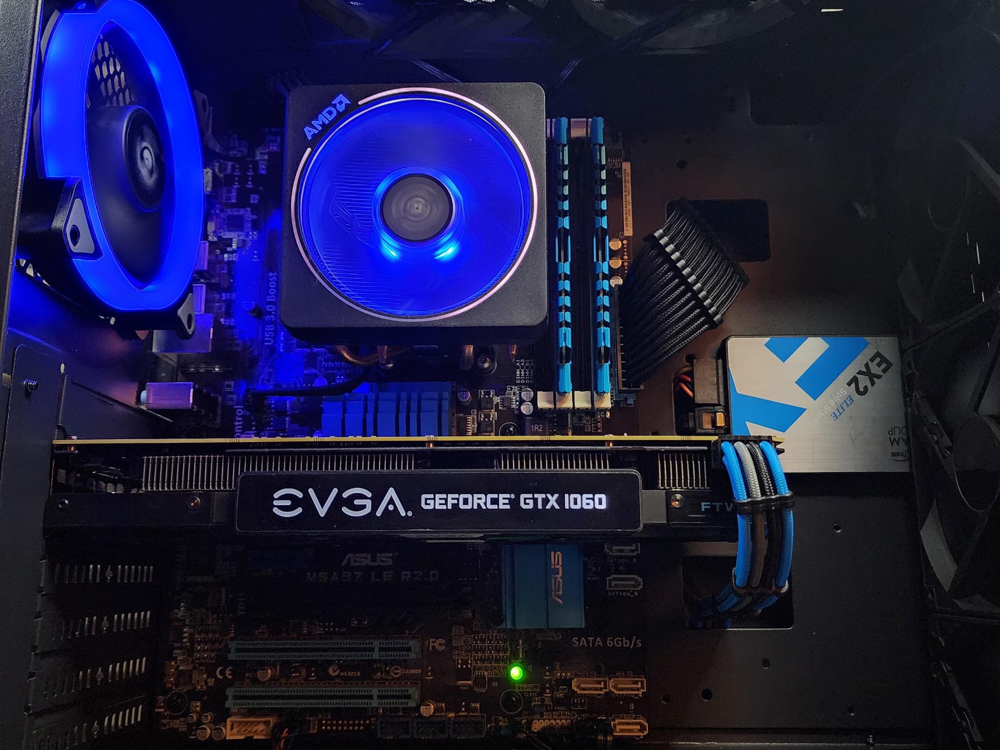 🖤💙🖤 EVGA GTX 1060 // AMD FX 8320 // GSkill 8GB 1600MHz