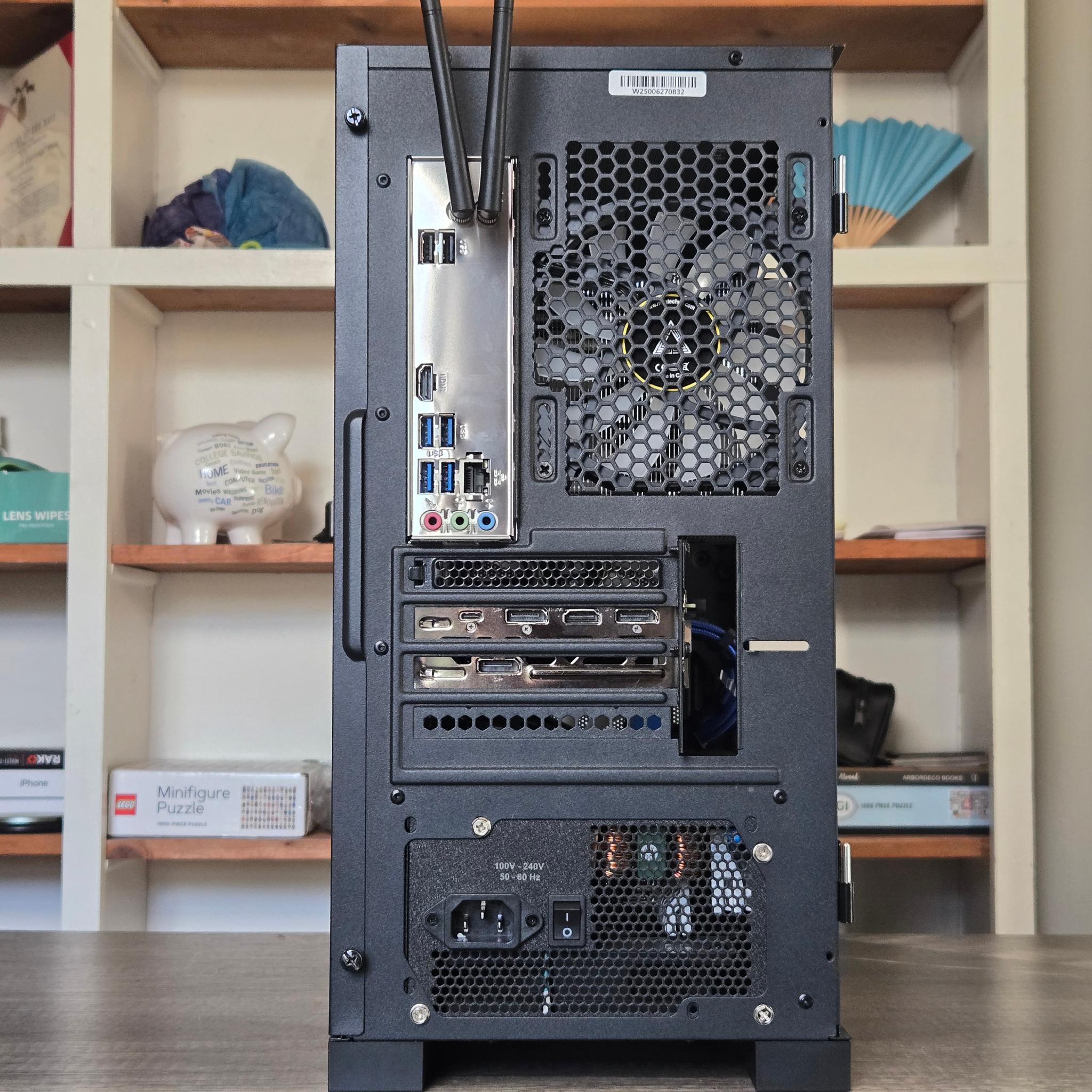 Blue + Black Gaming PC | RTX 2070 Super | Ryzen 5 3600 | 16GB | 1TB | 500W | Wi-Fi + BT | ARGB