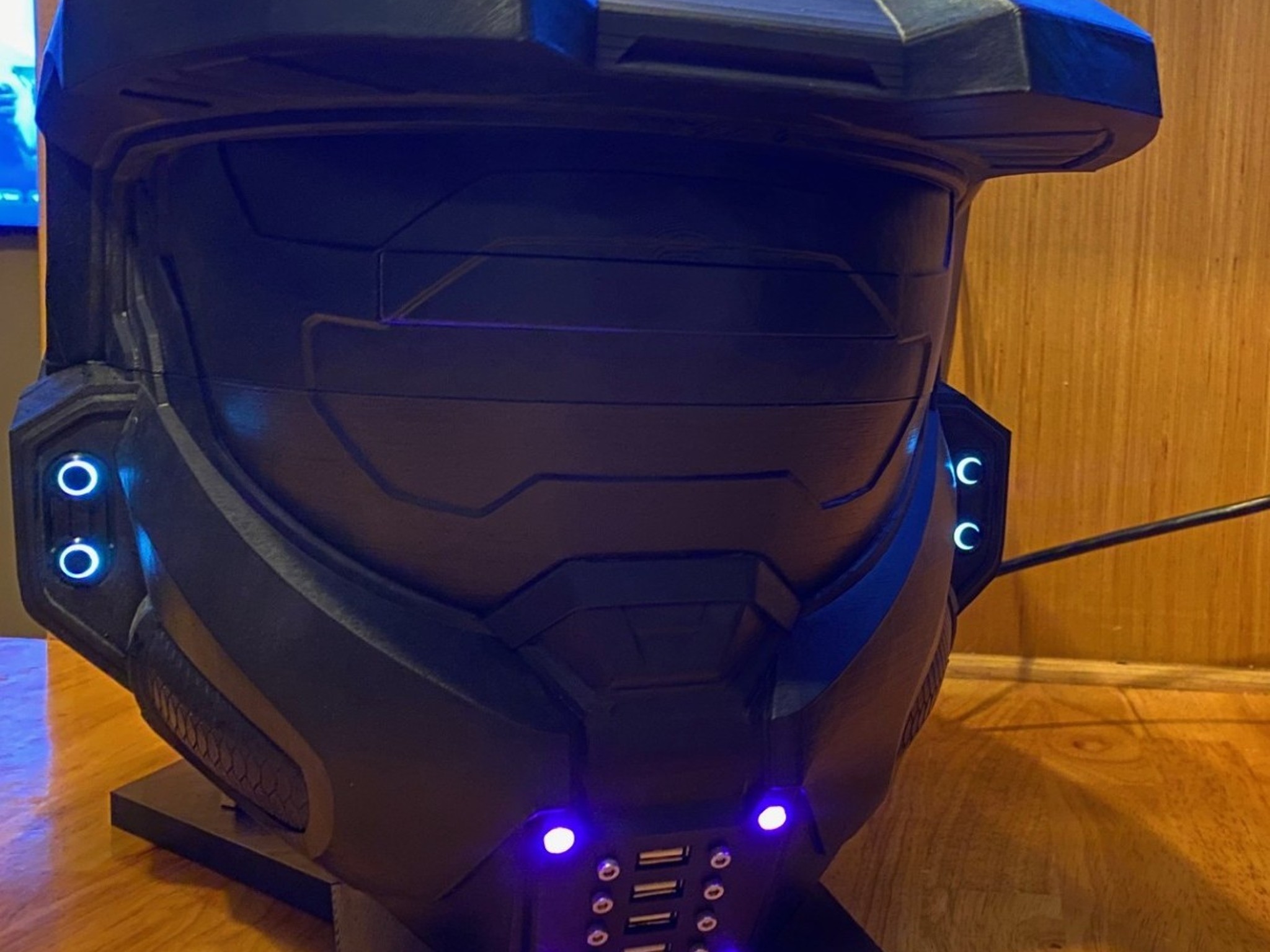 Custom Prototype Master Chief helmet RGH3 Xbox 360