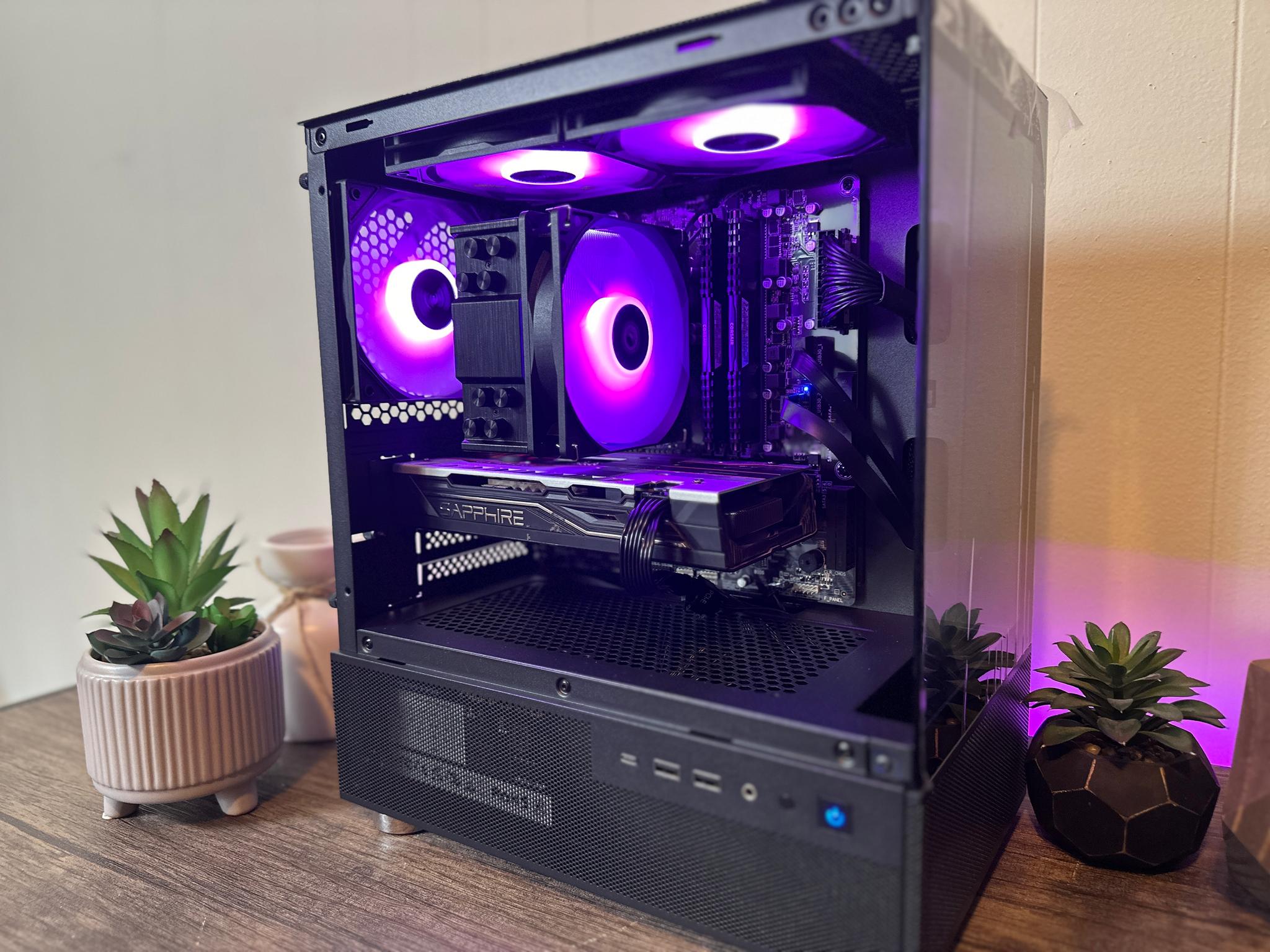 🤖Gaming PC! Intel i5 7600, RX580 8GB, 16gb DDR4, 512GB SSD! FULL ARGB!