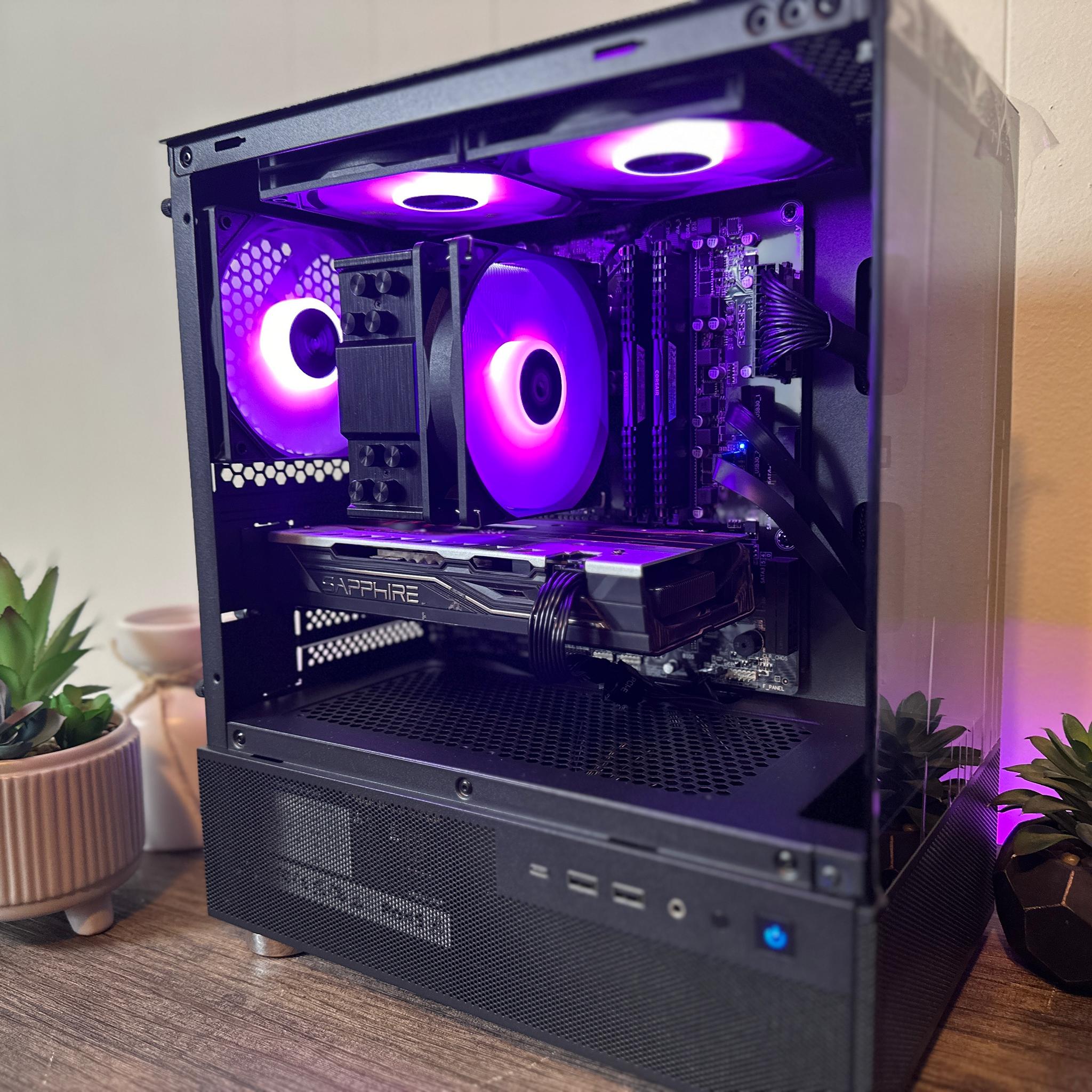 🤖Gaming PC! Intel i5 7600, RX580 8GB, 16gb DDR4, 512GB SSD! FULL ARGB!