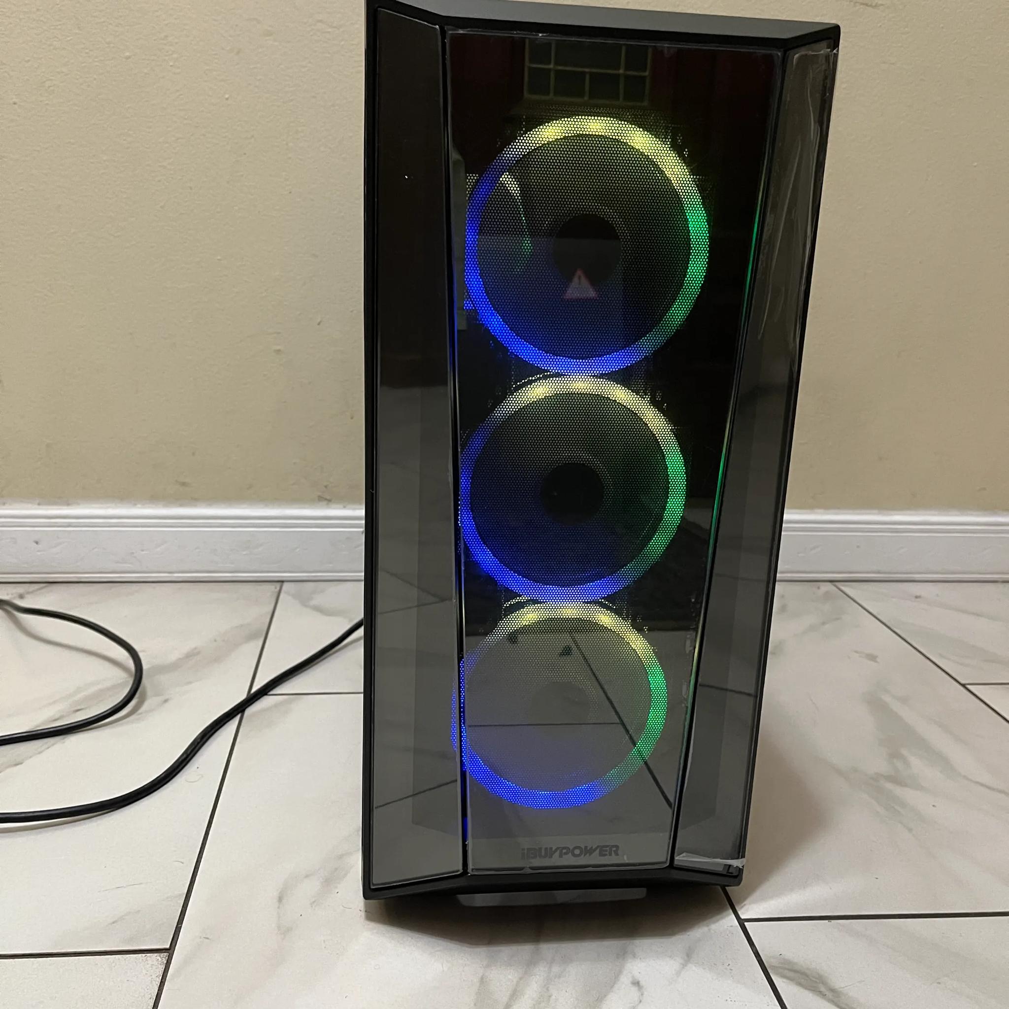 🎮 Entry-Level Gaming PC – RGB Case w/ Remote | Intel i5 + GTX 1050 Ti + SSD + HDD + 12GB RAM 💡