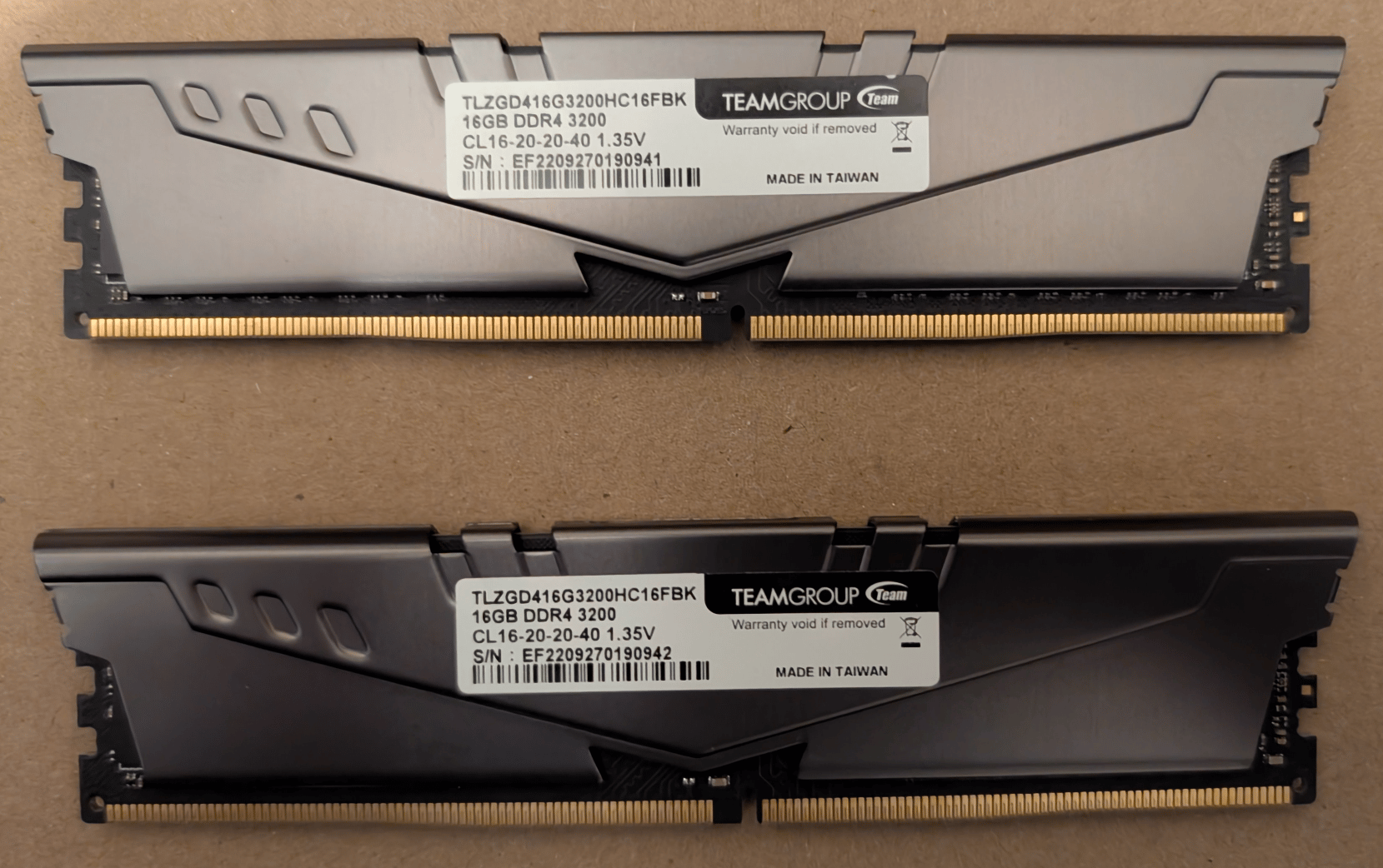 TEAMGROUP T-FORCE VULCAN Z 32GB (2x16GB) DDR4 3200MT/s CL16