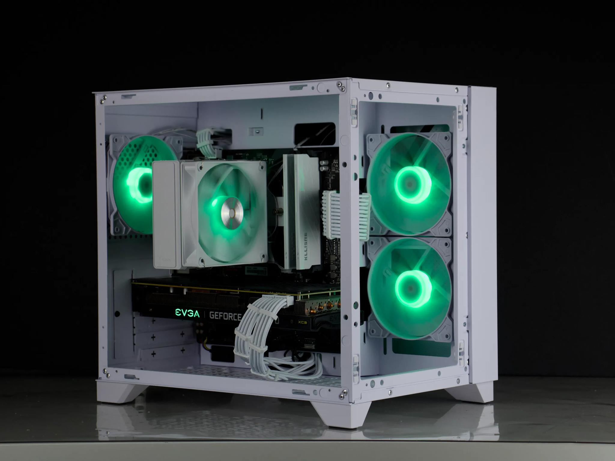 💎❅White Gaming PC – RTX 3070, Ryzen 5 5600X, 32GB, 1TB SSD - RGB, WiFi💎❅