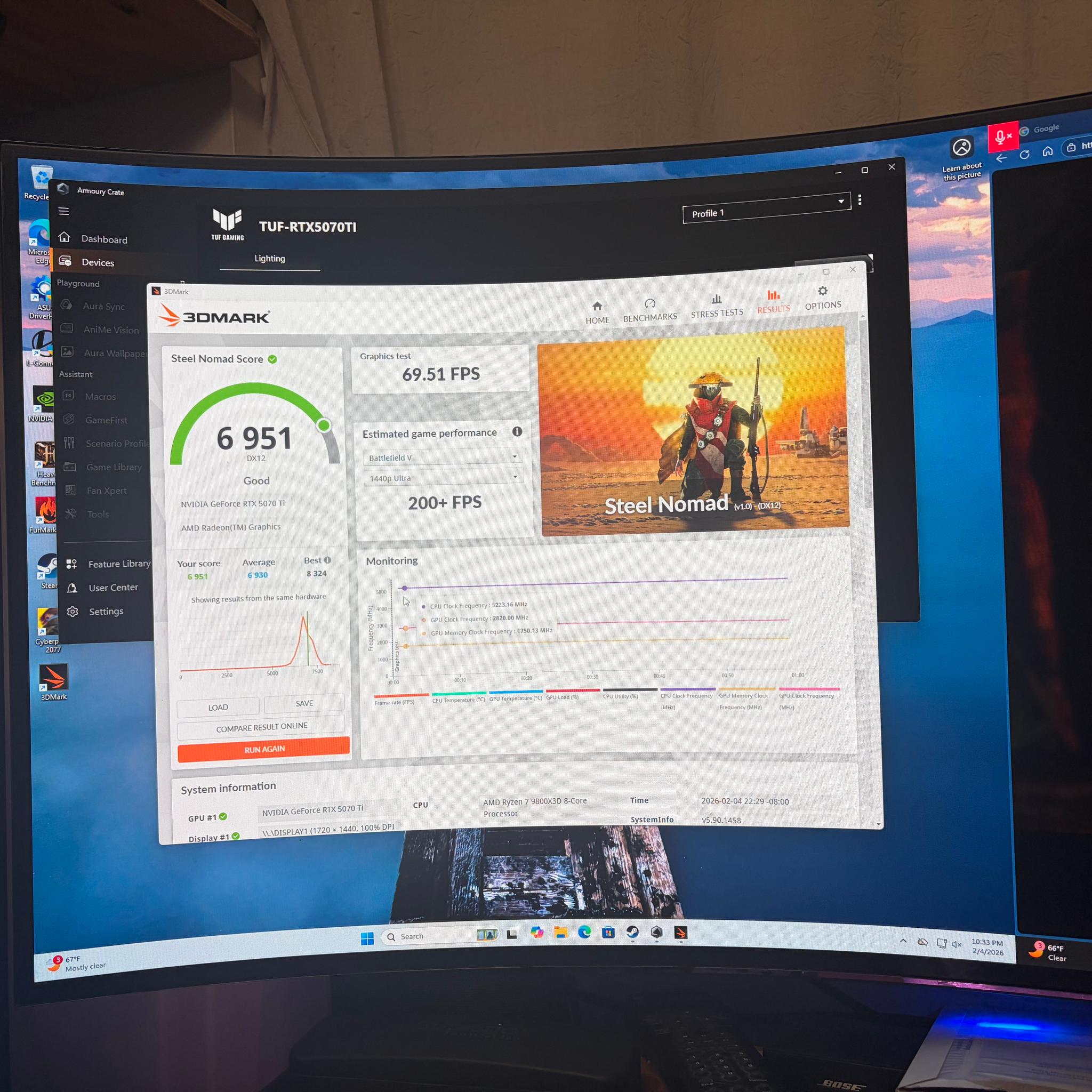 9800X3D / 5070 Ti / X870E /Gen5. ASUS TUF x Lian Li Premium Gaming PC