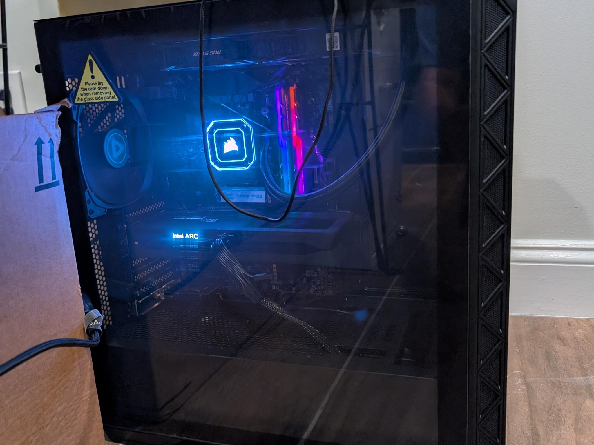 Intel Arc B580 Budget Gaming PC with i7-10700k