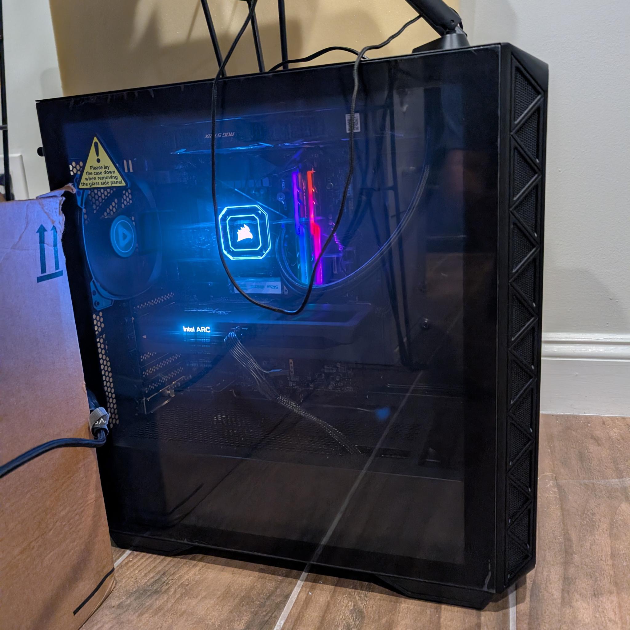 Intel Arc B580 Budget Gaming PC with i7-10700k