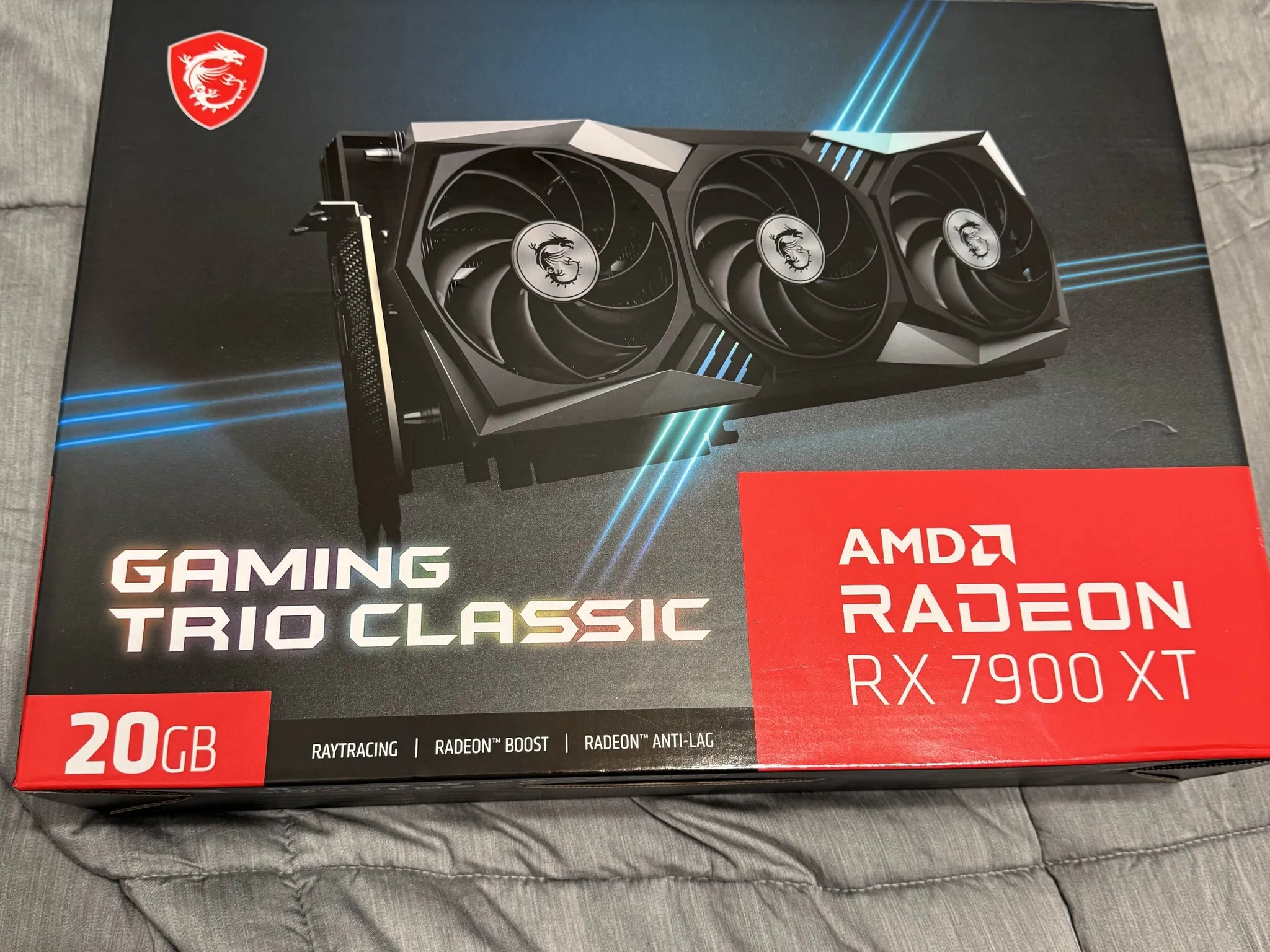 AMD MSI RX 7900 XT GAMING TRIO CLASSIC 20G Used Great Condition