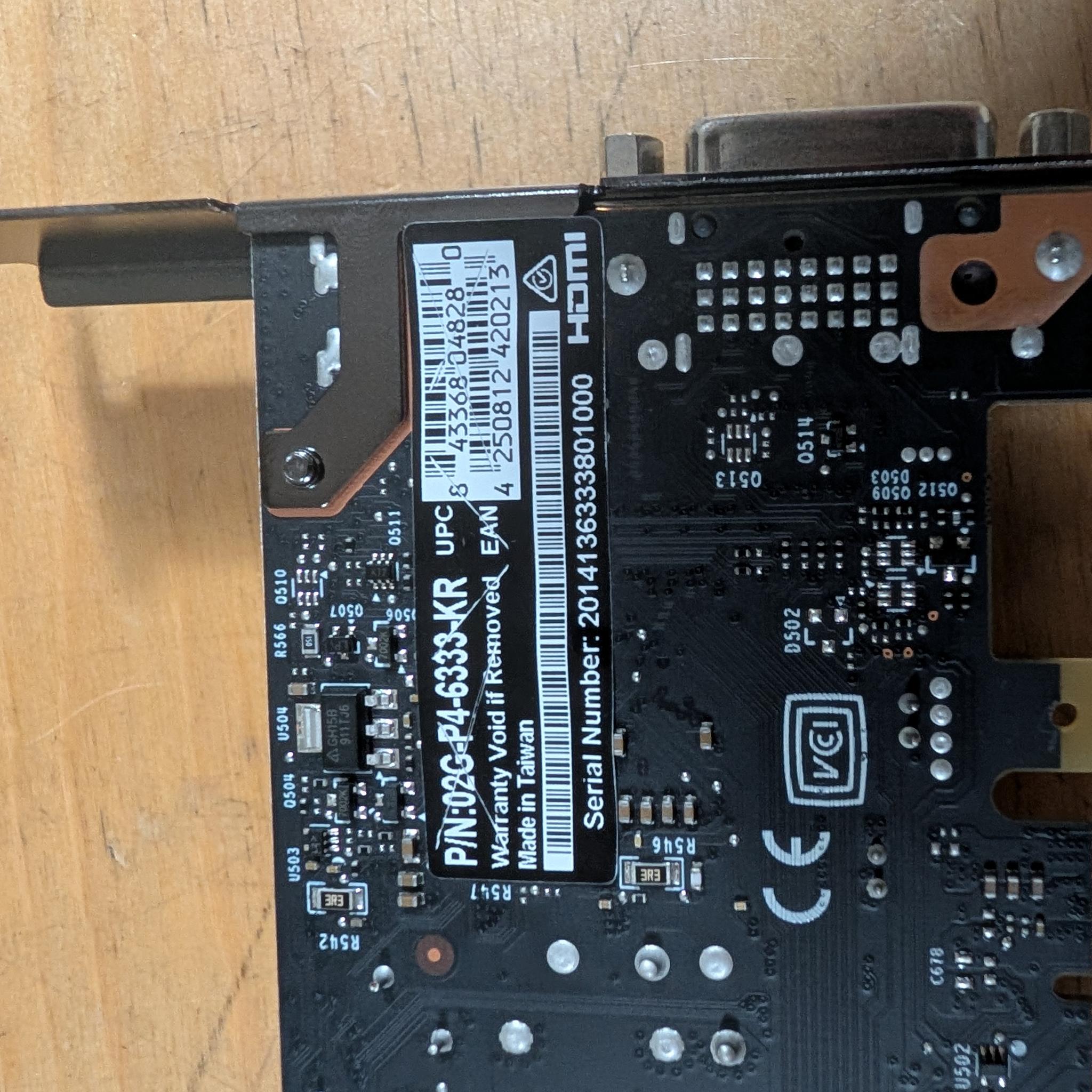 EVGA GeForce GT 1030 2GB
