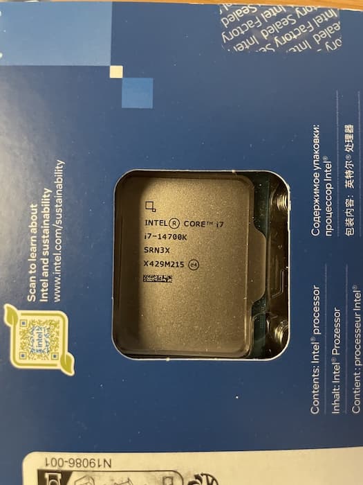 Intel Core i7-14700K CPU (New - Factory Sealed)