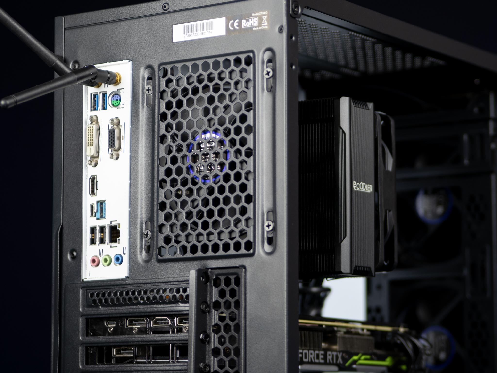 Spacey SF RTX 2080 32GB i7 Windows 11 1TB Workstation Gaming PC