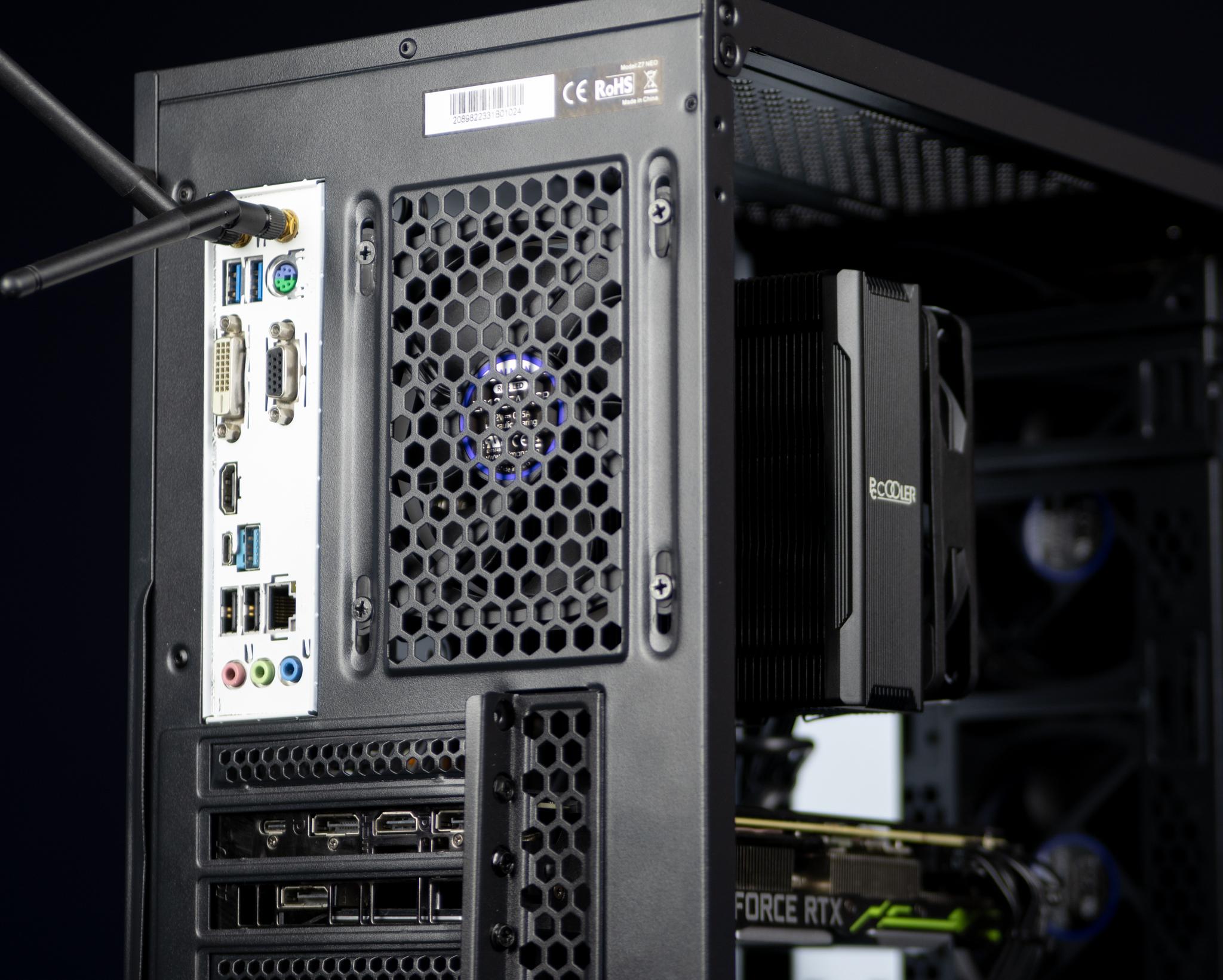 Spacey SF RTX 2080 32GB i7 Windows 11 1TB Workstation Gaming PC