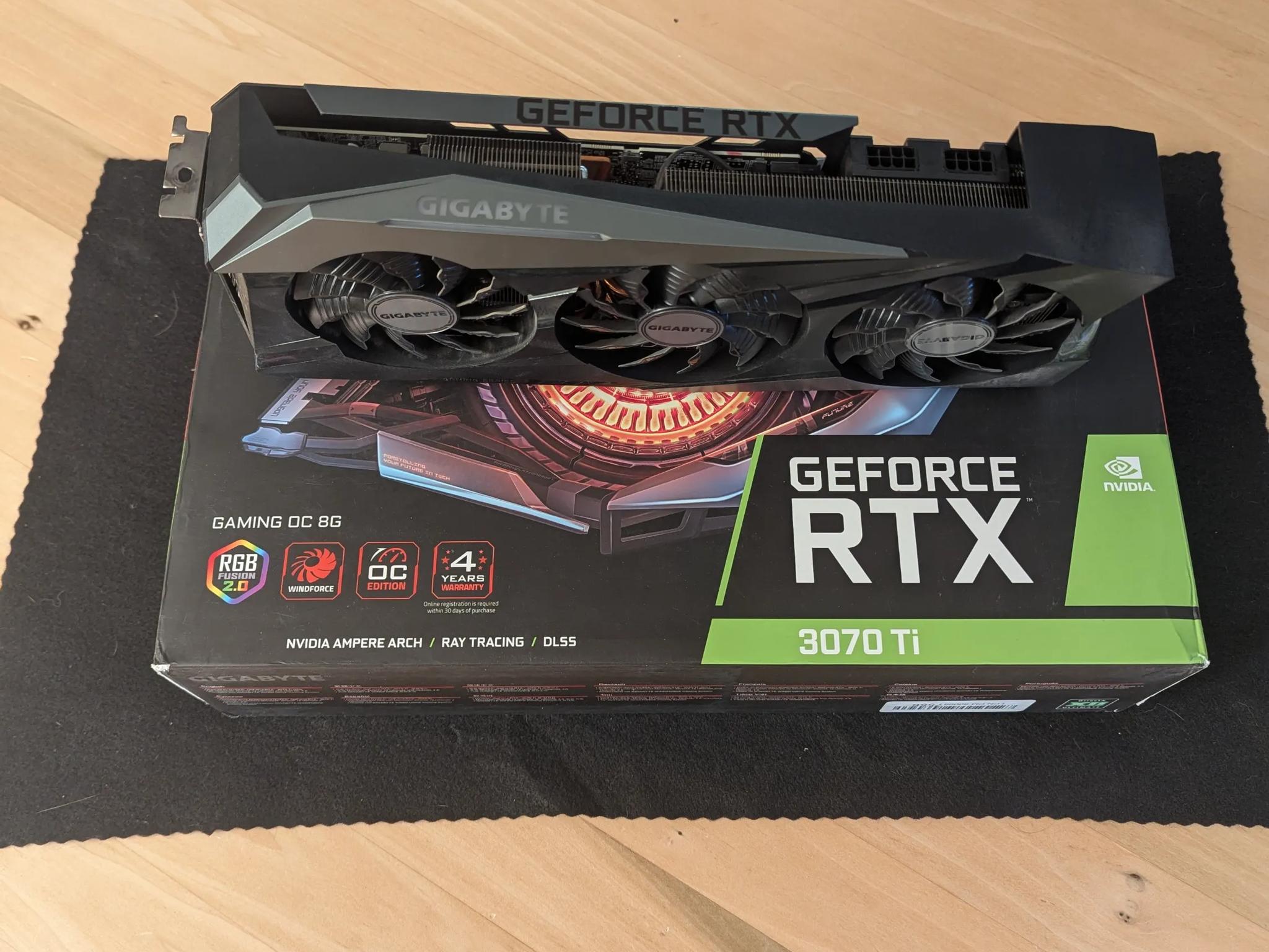 ⚡ 3070 Ti Gigabyte RTX Gaming OC – Triple Fan Powerhouse for 1440p/4K 🔹