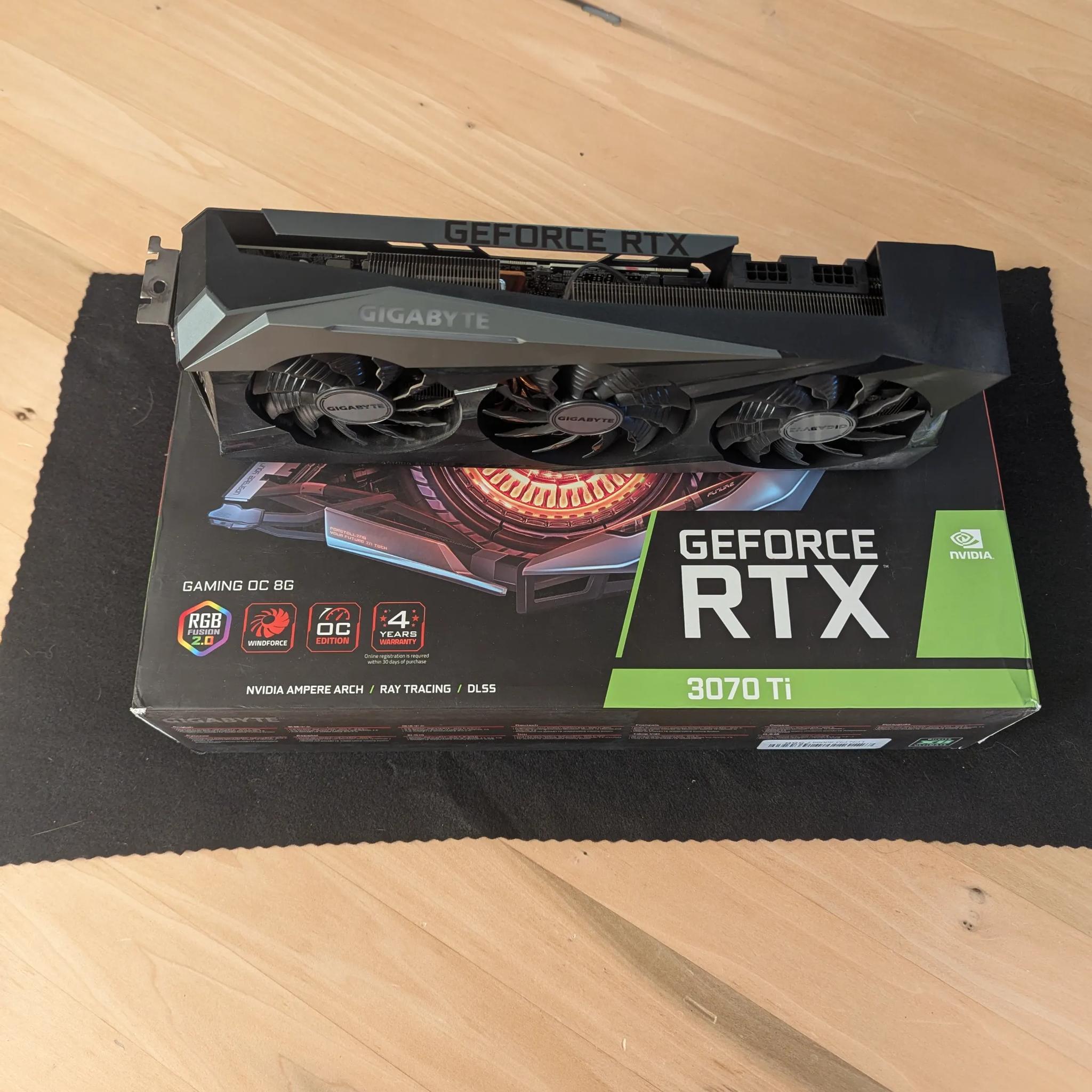 ⚡ 3070 Ti Gigabyte RTX Gaming OC – Triple Fan Powerhouse for 1440p/4K 🔹