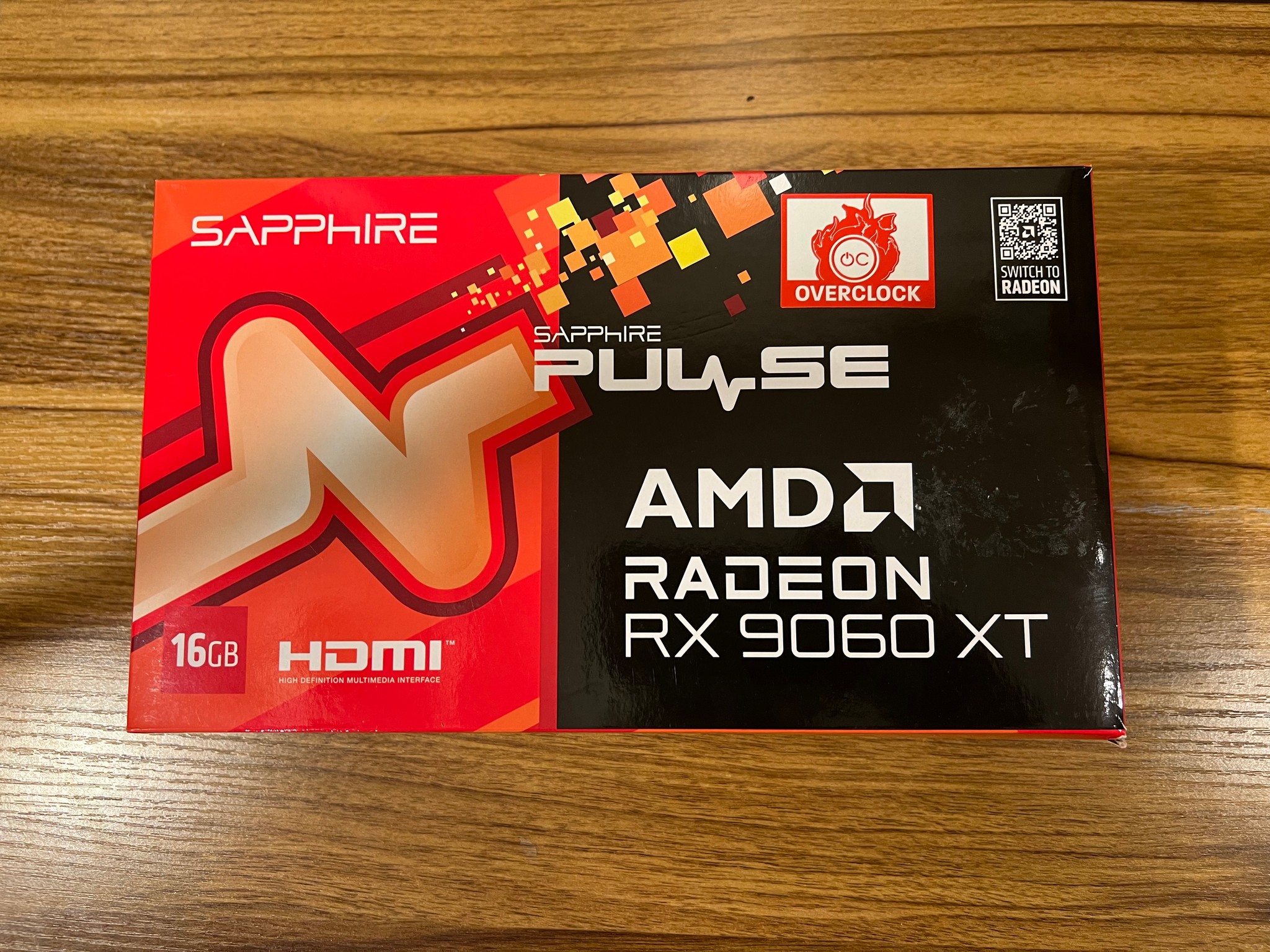 NEW RX 9060XT 16GB SAPPHIRE PULSE Radeon GDDR6 PCI Express 5.0x16 GPU Graphics Card