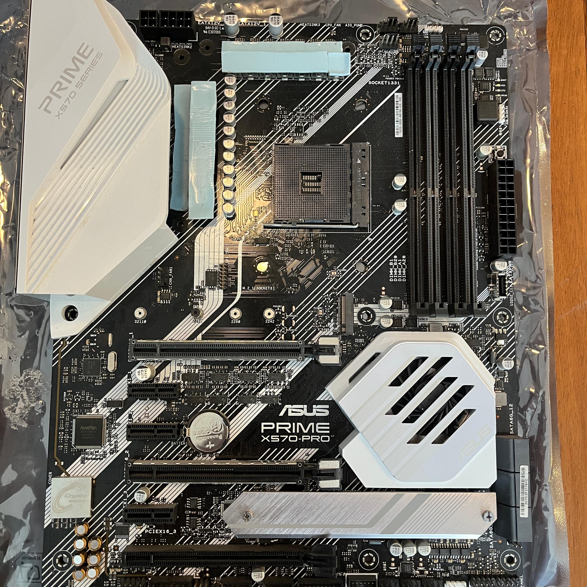 ASUS Prime X570-Pro Ryzen 3 AM4 with PCIe Gen4, Dual M.2, ATX-Motherboard with Waterblock