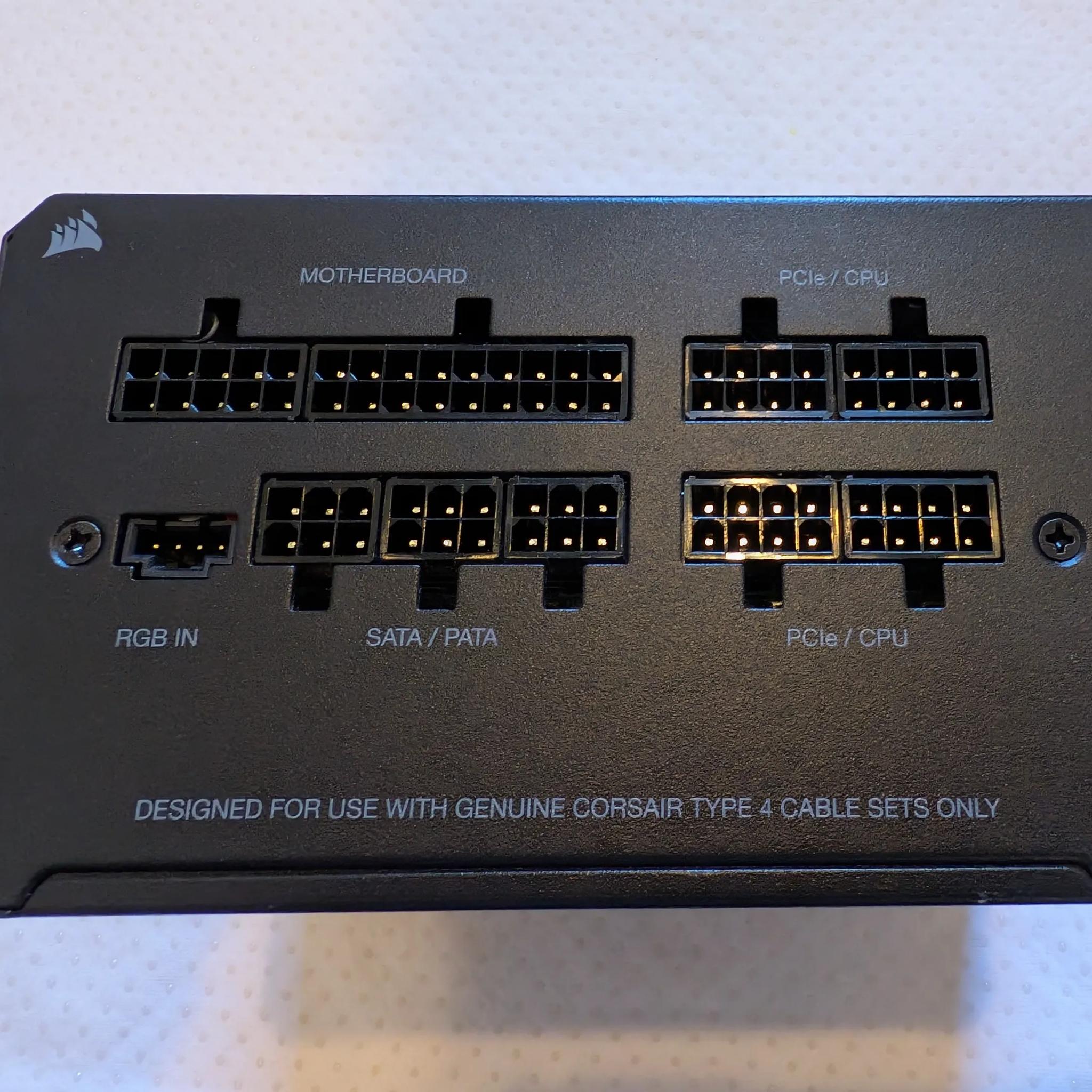 Corsair CX750F RGB power supply