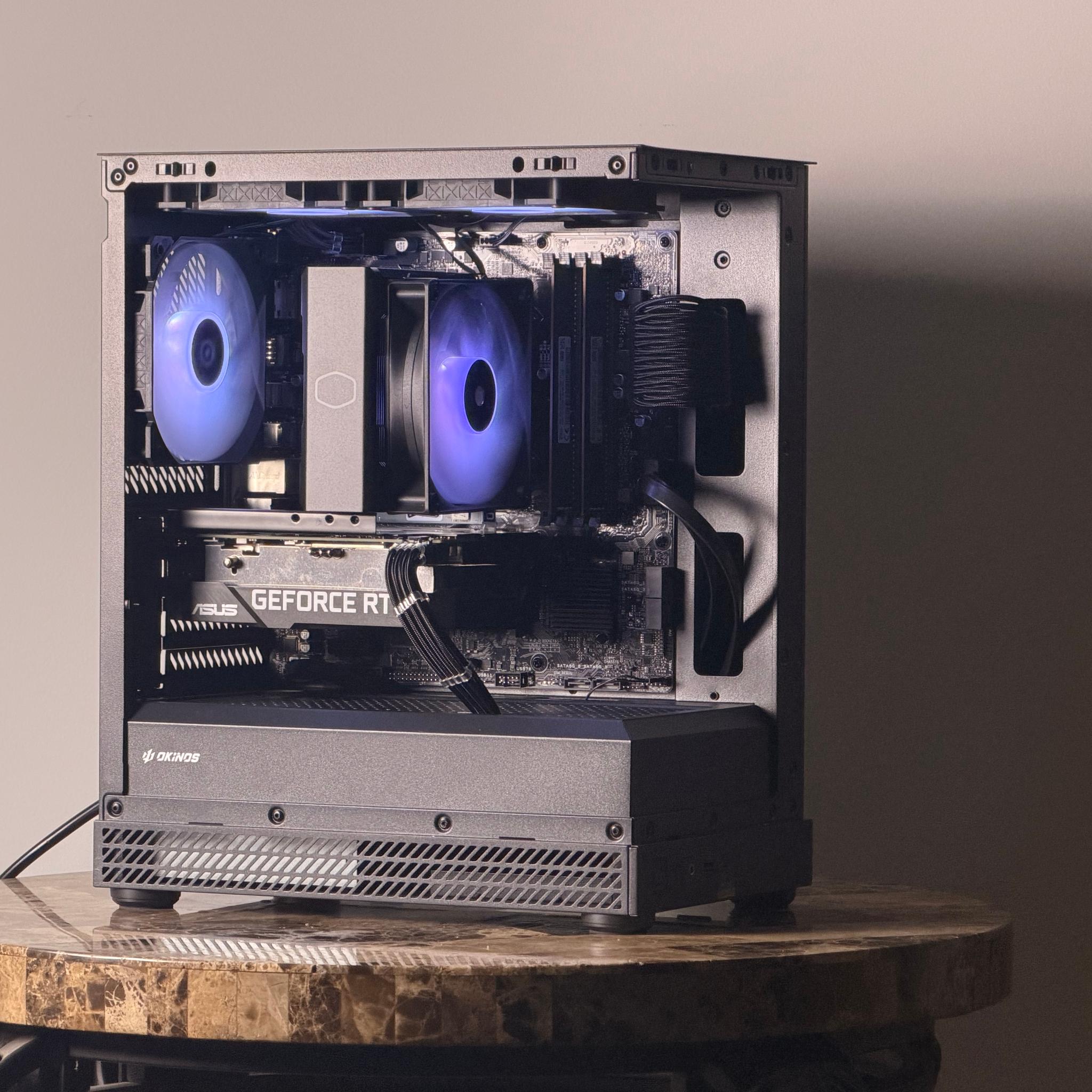 FREE SHIP 🖤🌈 Black RGB Gaming PC | RTX 3060 | Intel Core i7-11700 | 1 TB NVME SSD | 16 GB RAM🌈🖤