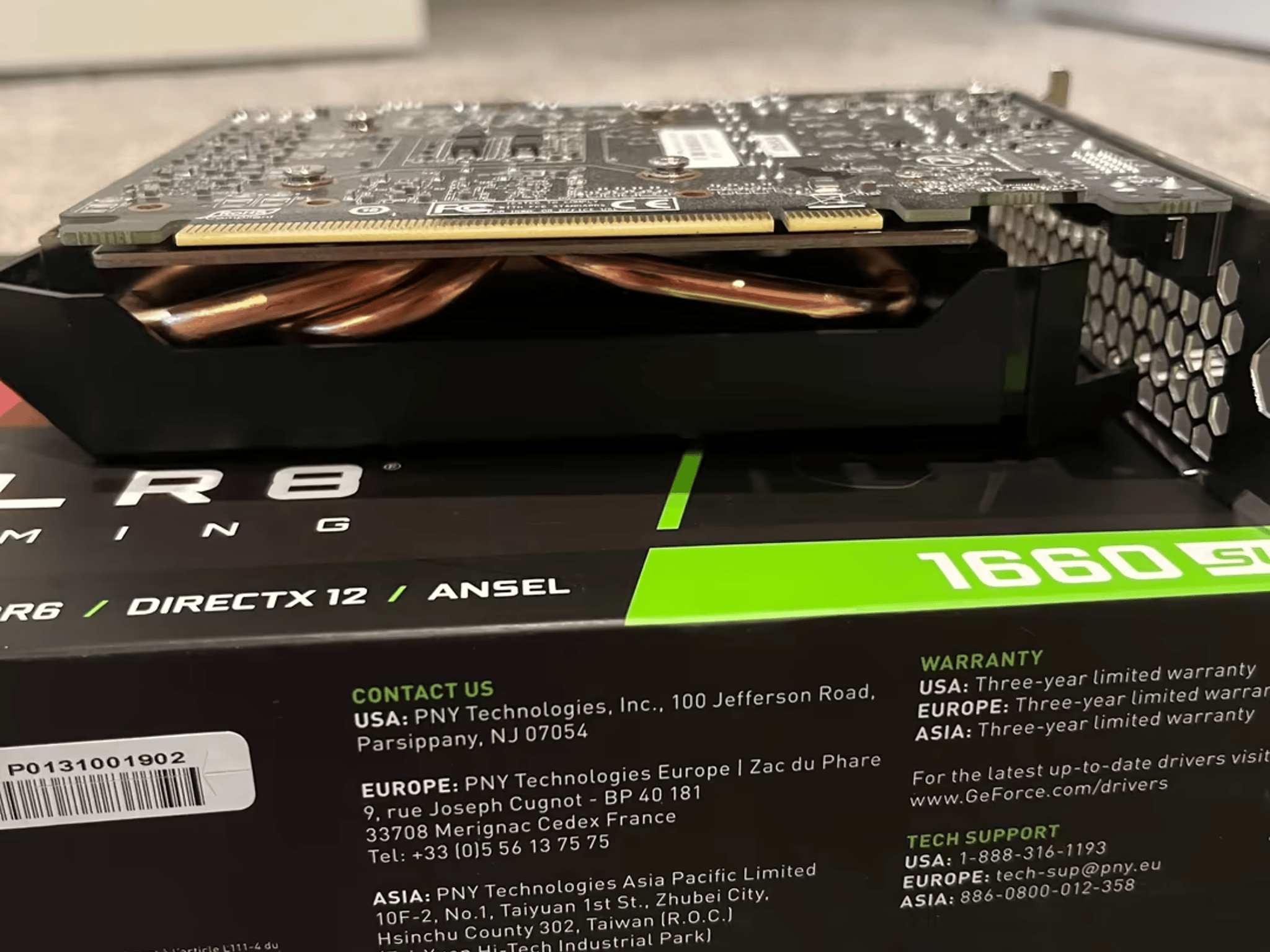 Used - PNY GeForce GTX 1660 Super 6Gb Black - Used