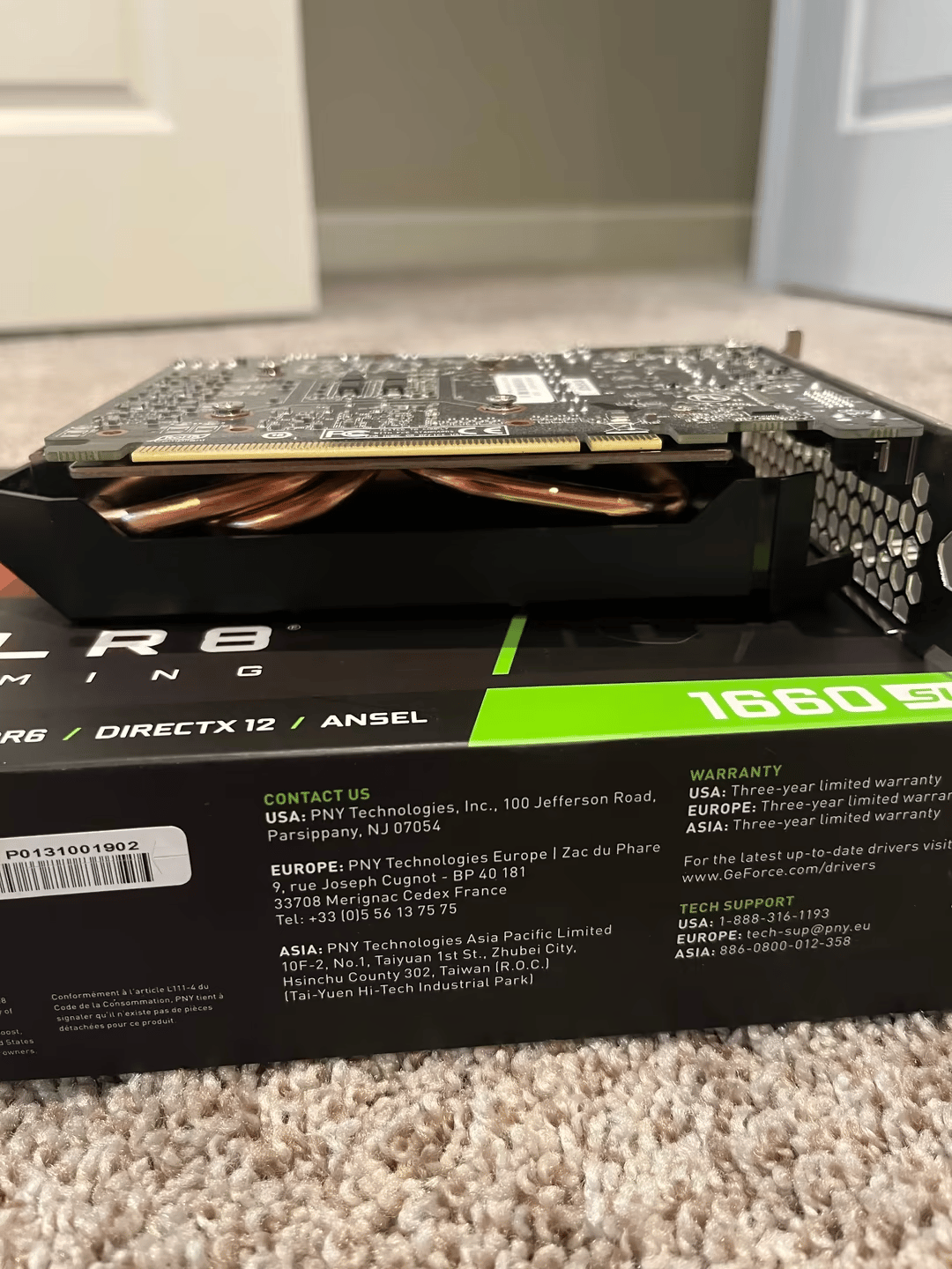 Used - PNY GeForce GTX 1660 Super 6Gb Black - Used