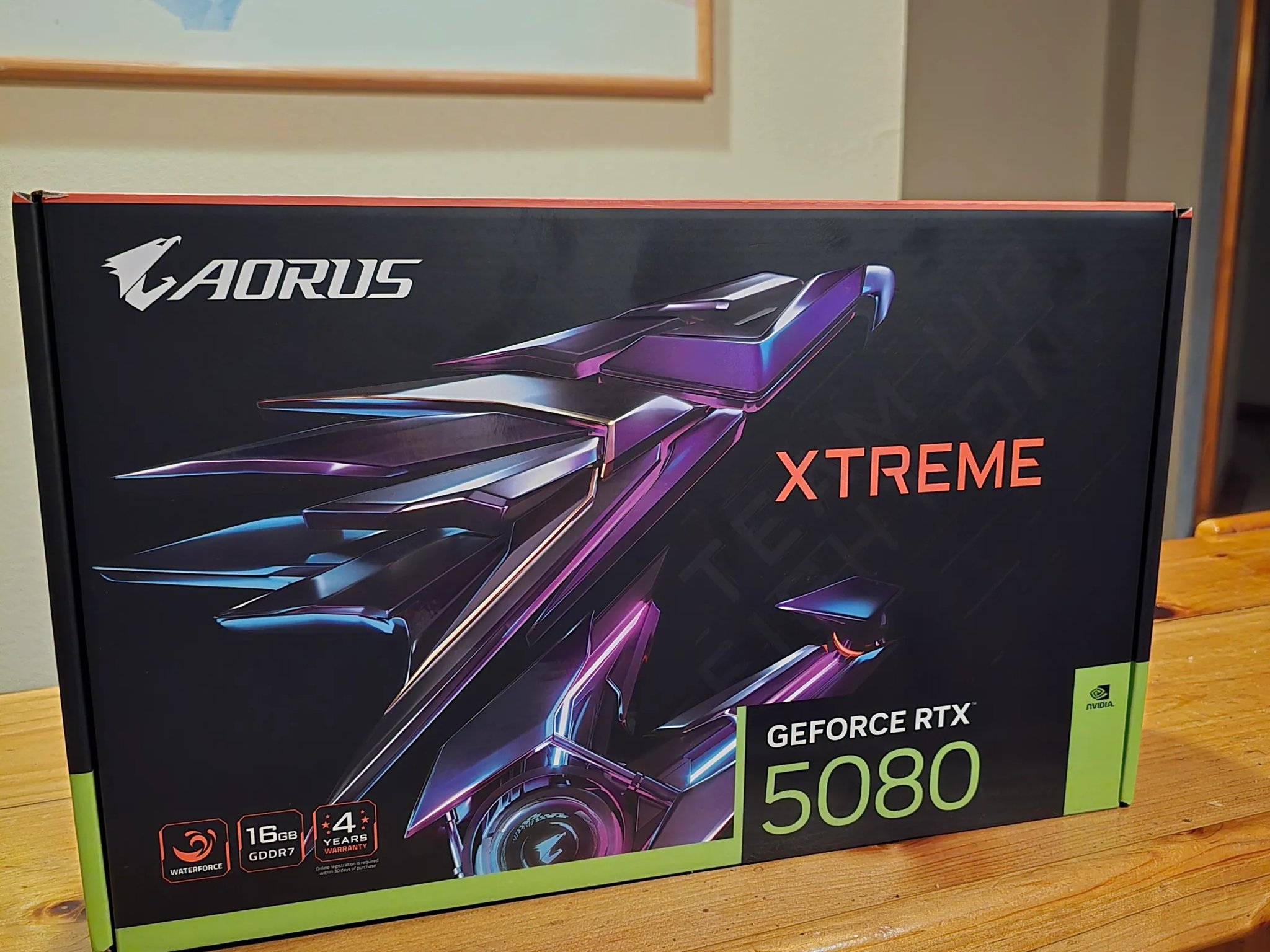 RTX 5080 Aorus XTREME Waterforce 16GB GDDR7