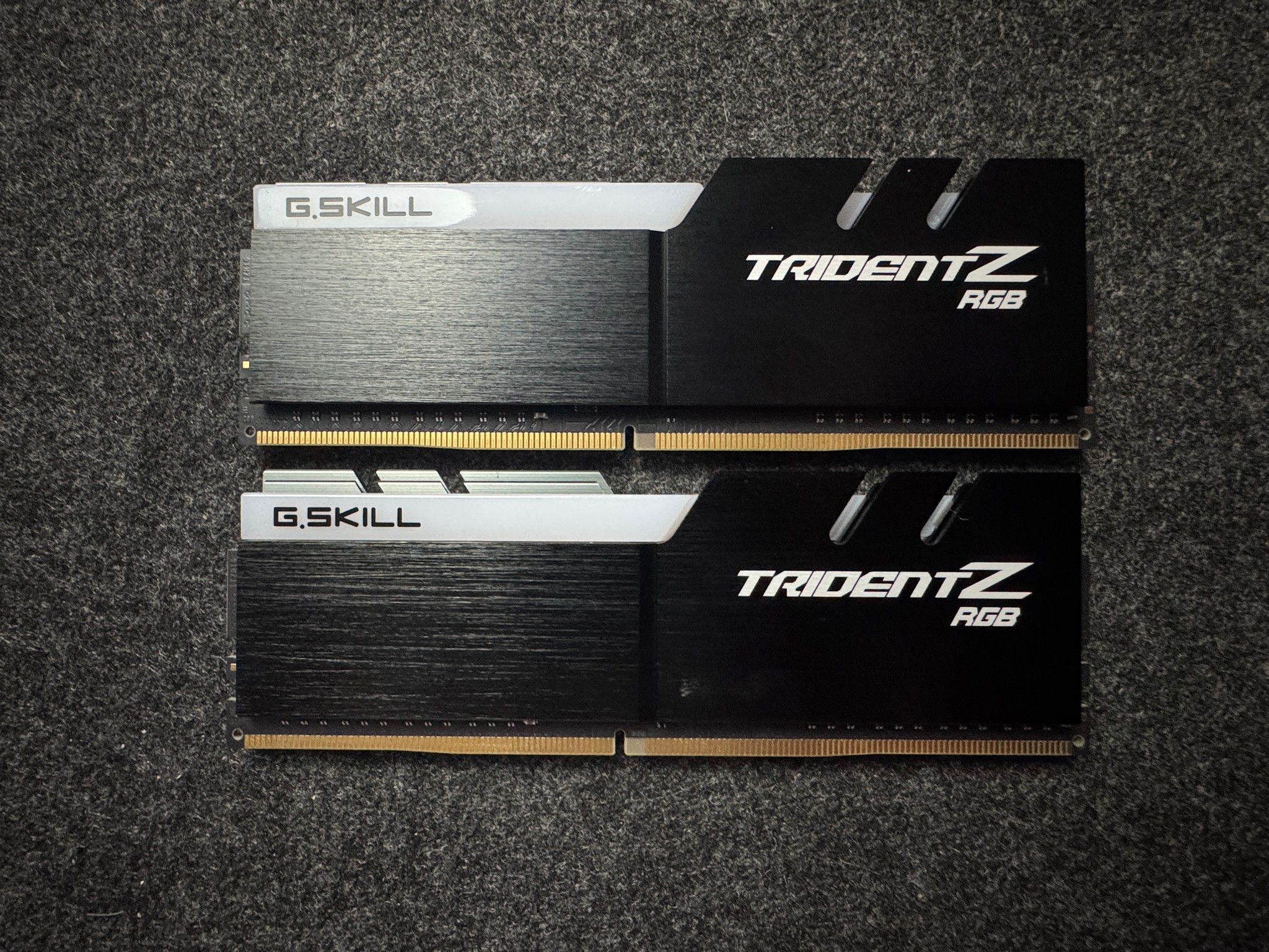 4 sticks of G.Skill TridentZ RGB 32GB DDR4 (4x8GB)