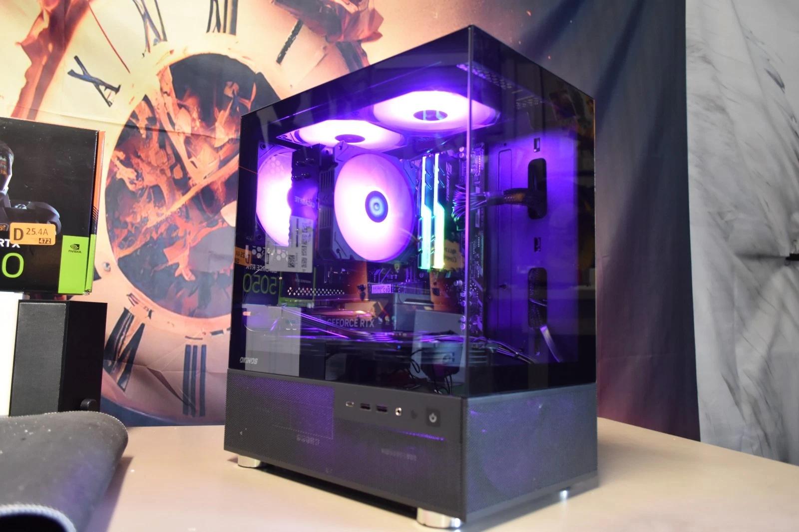 RYZEN 5 5500 RAM 16GB RGB GPU RTX 5050 1 TB NVME Built in Wi Fi