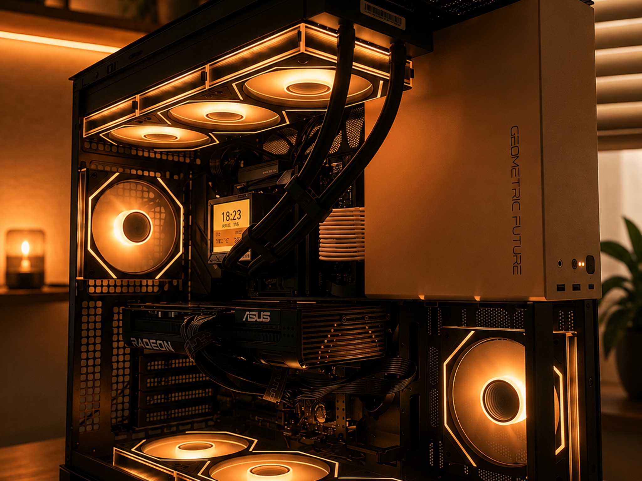 Radeon RX 9070 XT Custom Gaming PC - Ryzen 7 7800X3D, 48GB RAM, 2TB NVMe SSD