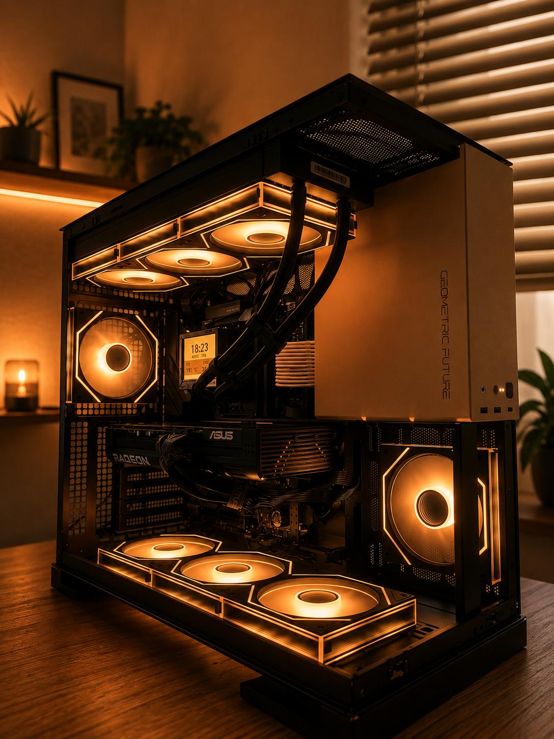 Radeon RX 9070 XT Custom Gaming PC - Ryzen 7 7800X3D, 48GB RAM, 2TB NVMe SSD