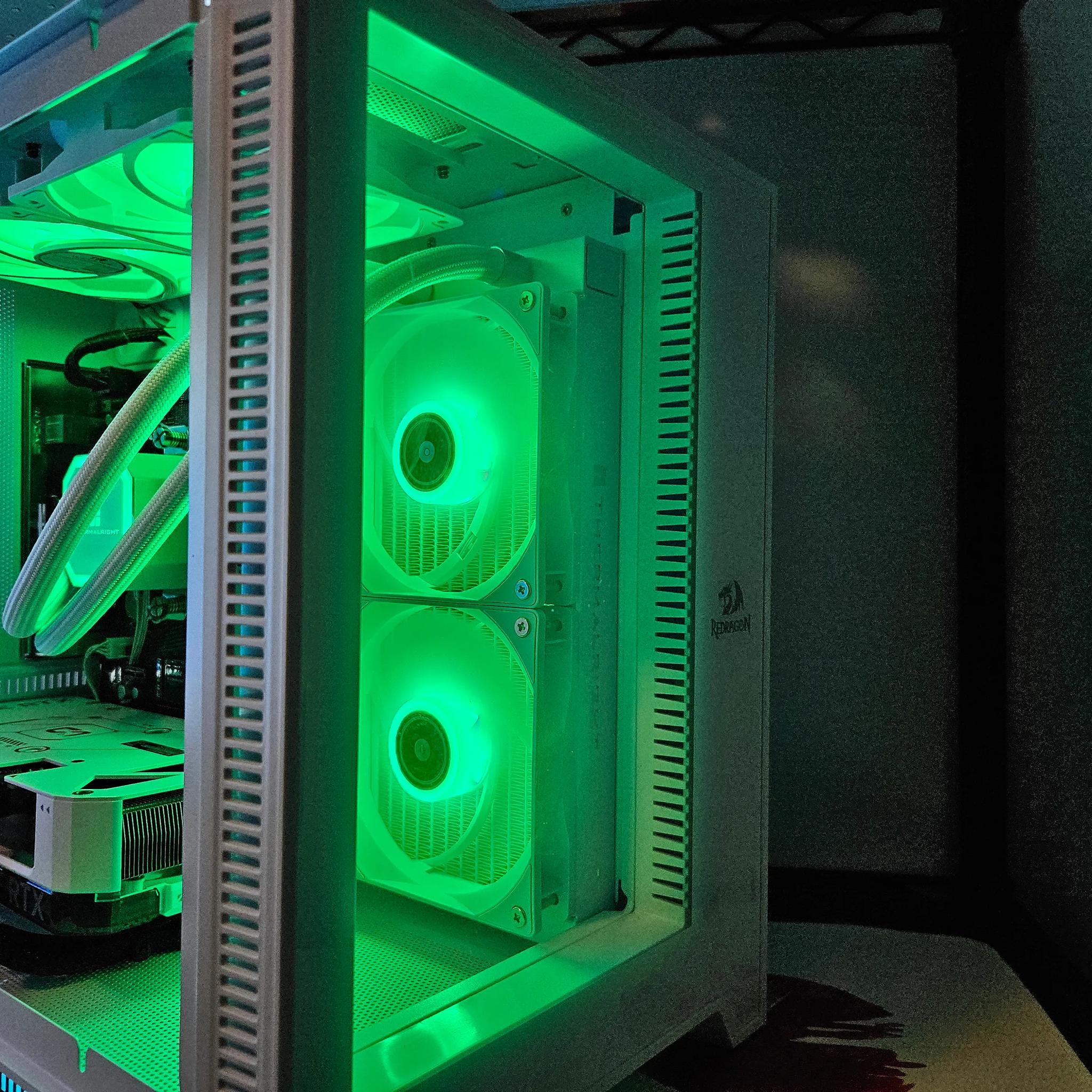 Liquid cooled Artic Rig Ryzen 5 5500 / 32GB DDR4 / 1TB / RTX 4060 8GB