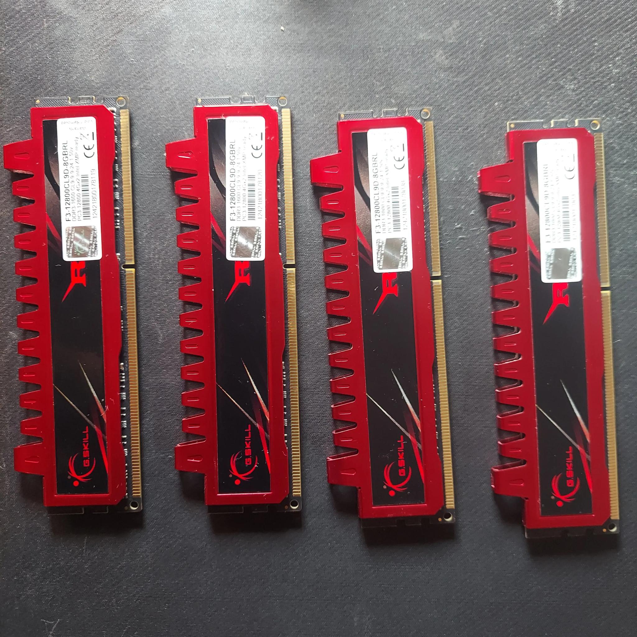 16 gb 4x4gb ddr3 1600mhz xmp ready