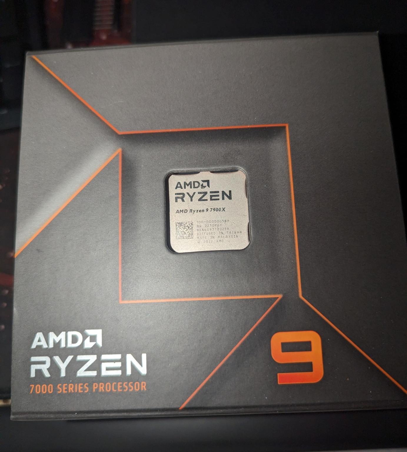 AMD Ryzen 9 7900X - Lightly used like new!