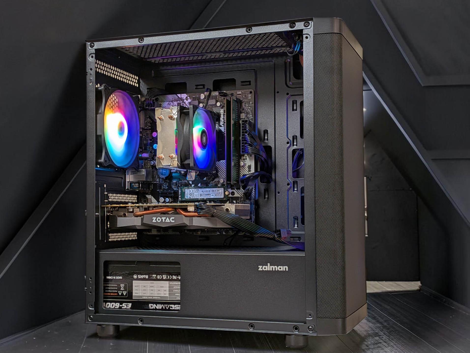 🌌 Gaming PC! Ryzen 4100, Geforce GTX 1070, 16GB DDR4 RAM, 512GB NVME M.2, WIFI, WIN 11 Pro