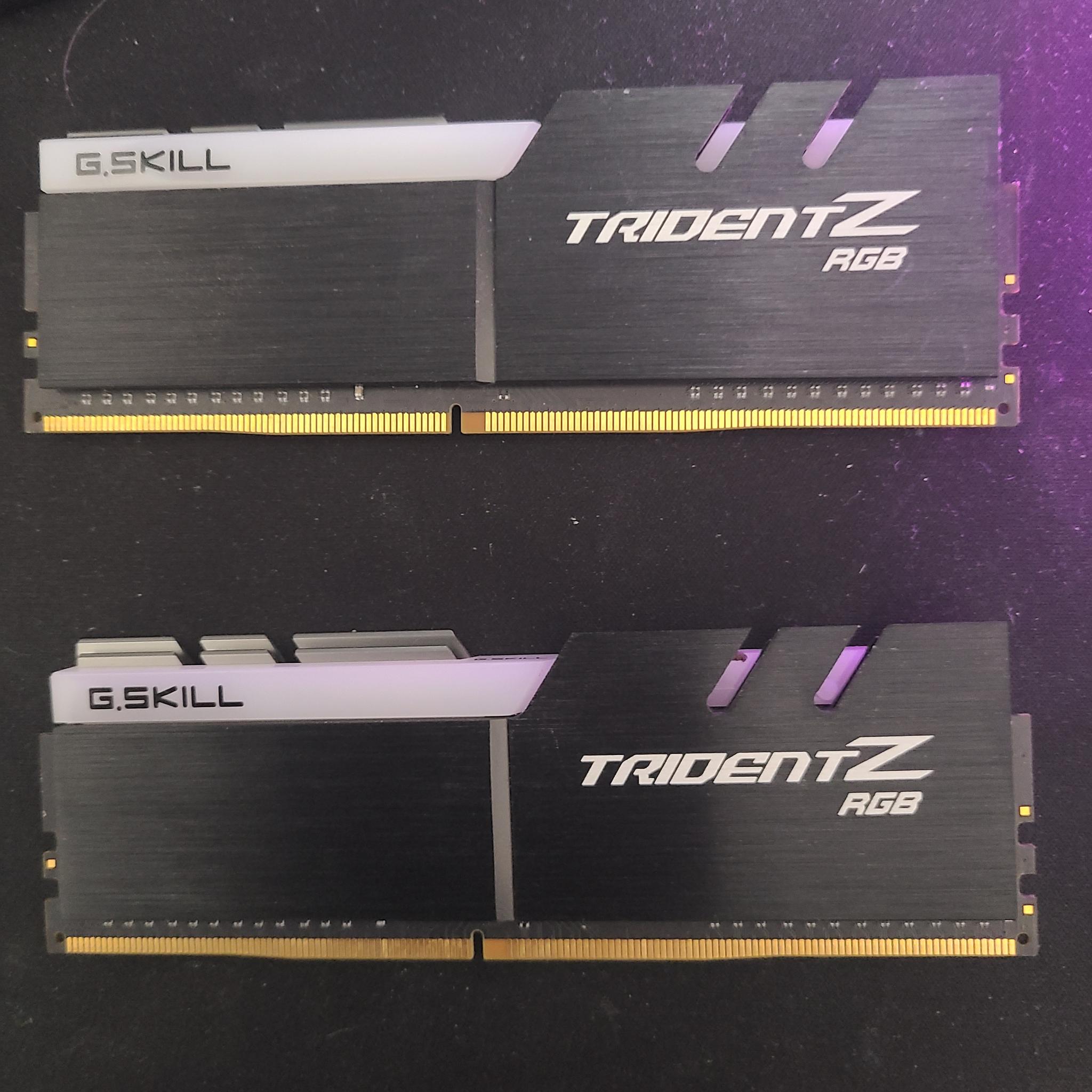 G. Skill 8gb x2 DDR4 - 3000 CL 16-18-18-38