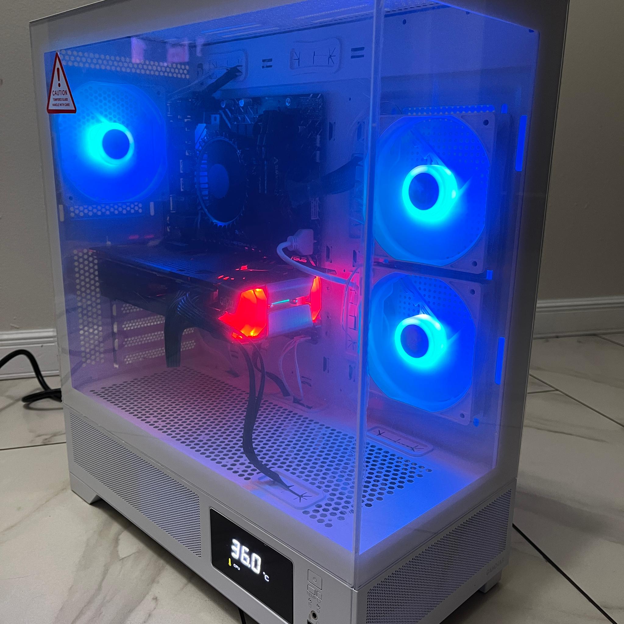 Intel Core i5-12400, AMD RX 6600 XT, 32GB RAM, 1TB SSD, High FPS Gaming PC w/ Wi-Fi & BT