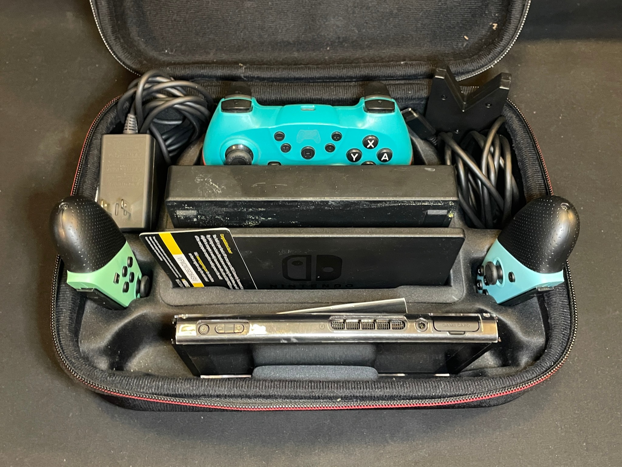 Nintendo Switch With Upgraded Joy Cons And Accessories