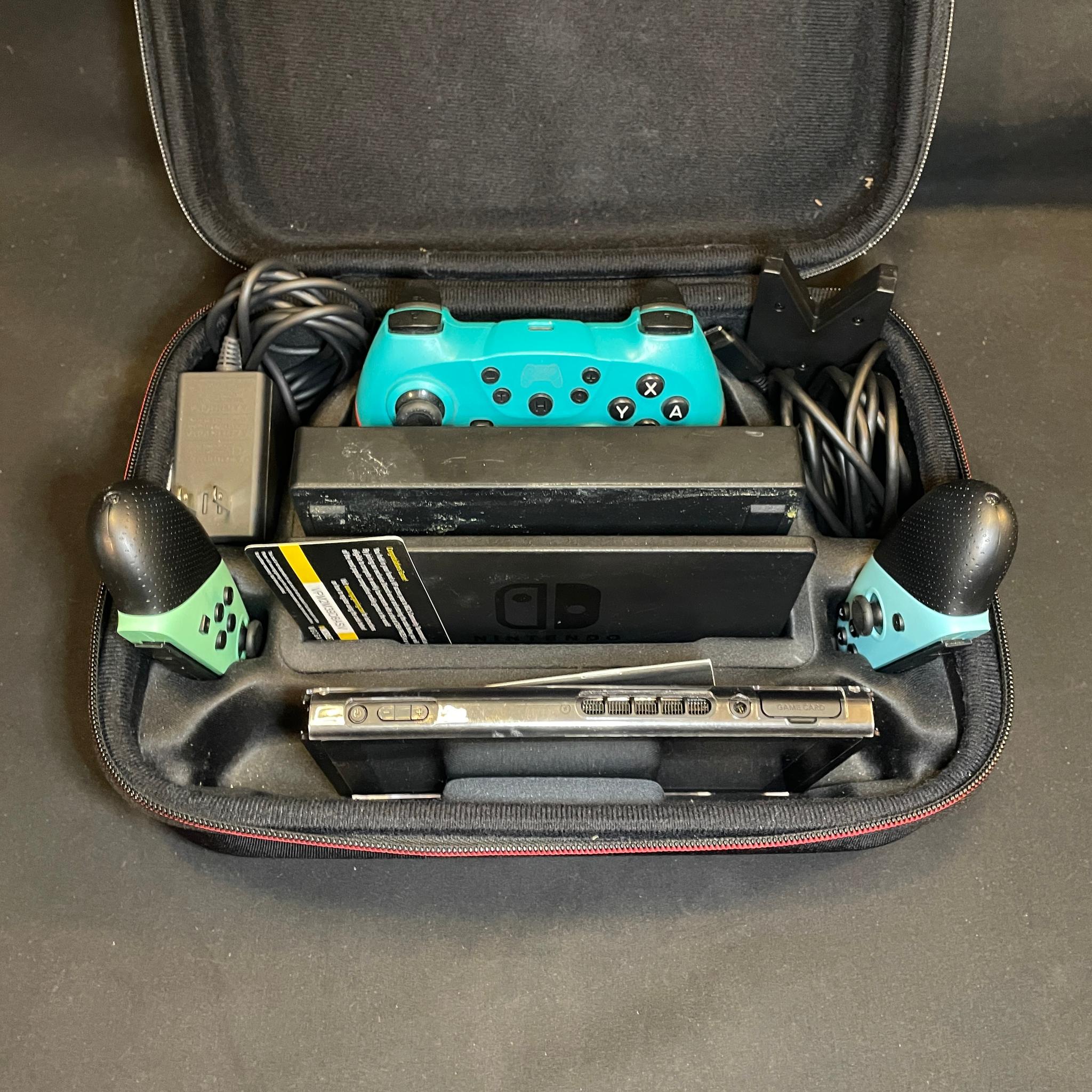 Nintendo Switch With Upgraded Joy Cons And Accessories