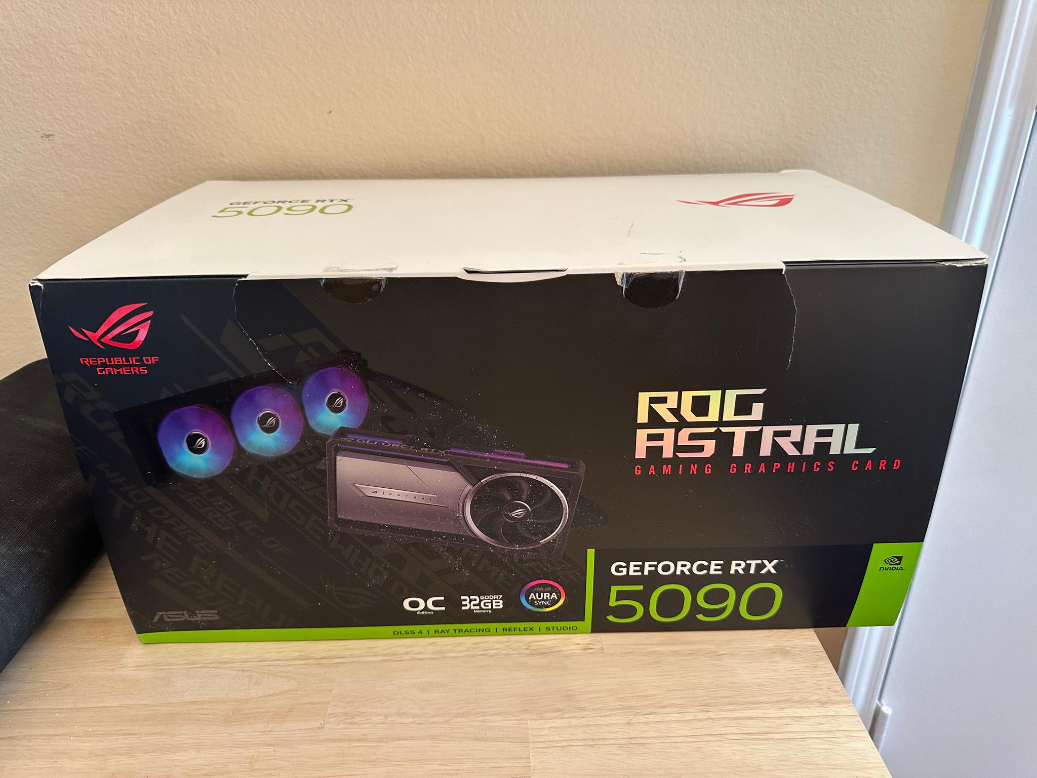 ASUS ROG RTX 5090 ASTRAL LC 32GB GDDR7 OC Edition (includes RE: Requiem steam code)