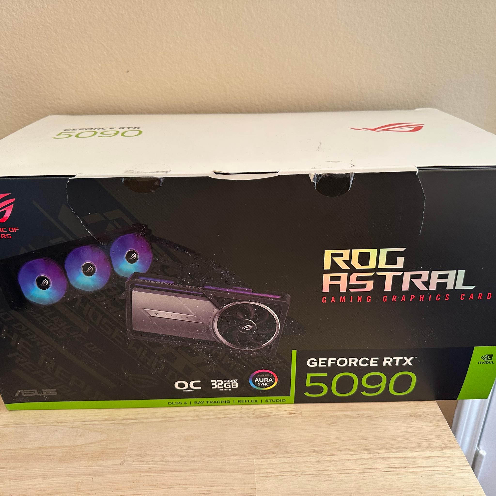 ASUS ROG RTX 5090 ASTRAL LC 32GB GDDR7 OC Edition (includes RE: Requiem steam code)